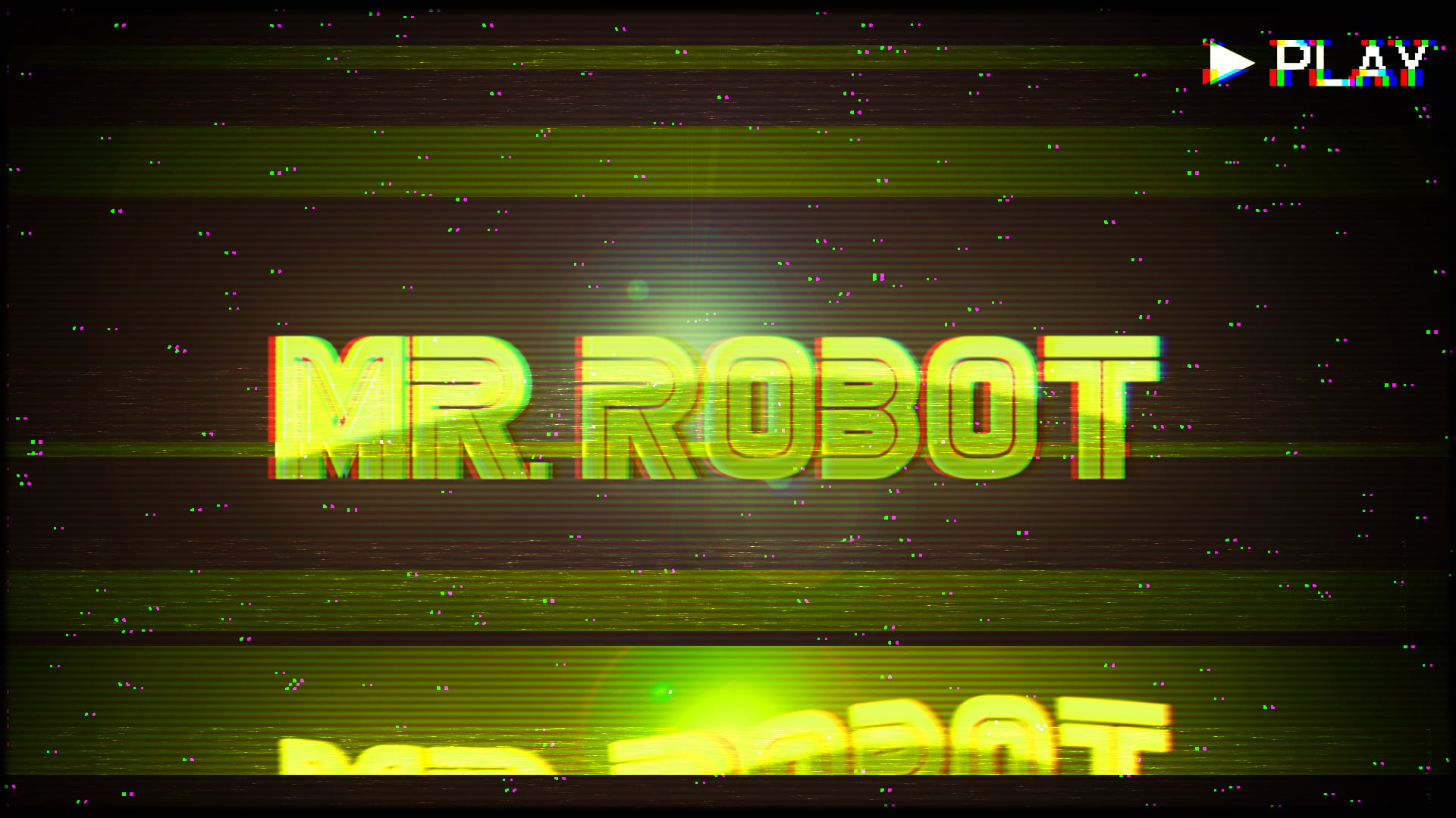 glitch art, 1080P, tv series, TV, Mr. Robot, HD Wallpaper