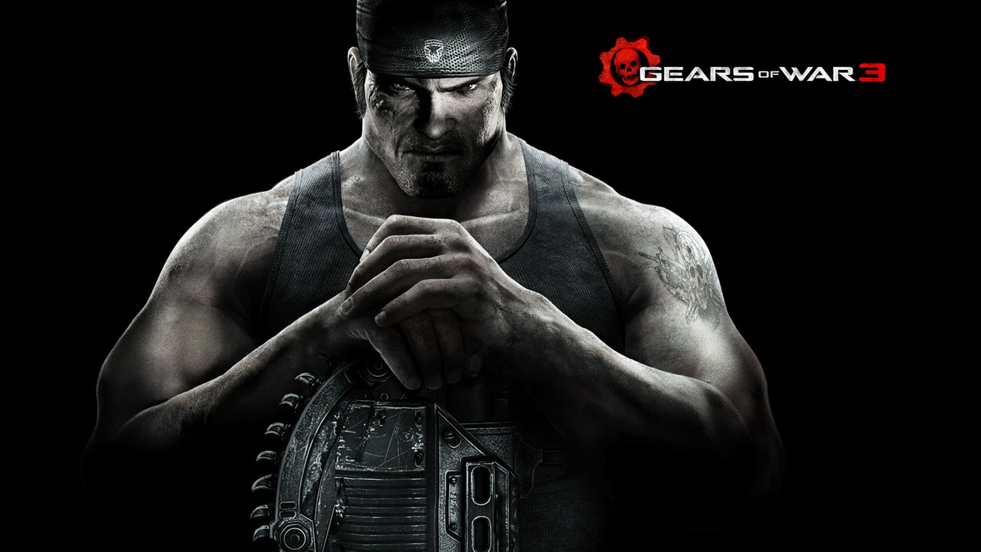 p, 1080p, gears, video, gears of war, games, marcus, game, Marcus Fenix, HD, art, war, 1080P, fenix, HD Wallpaper