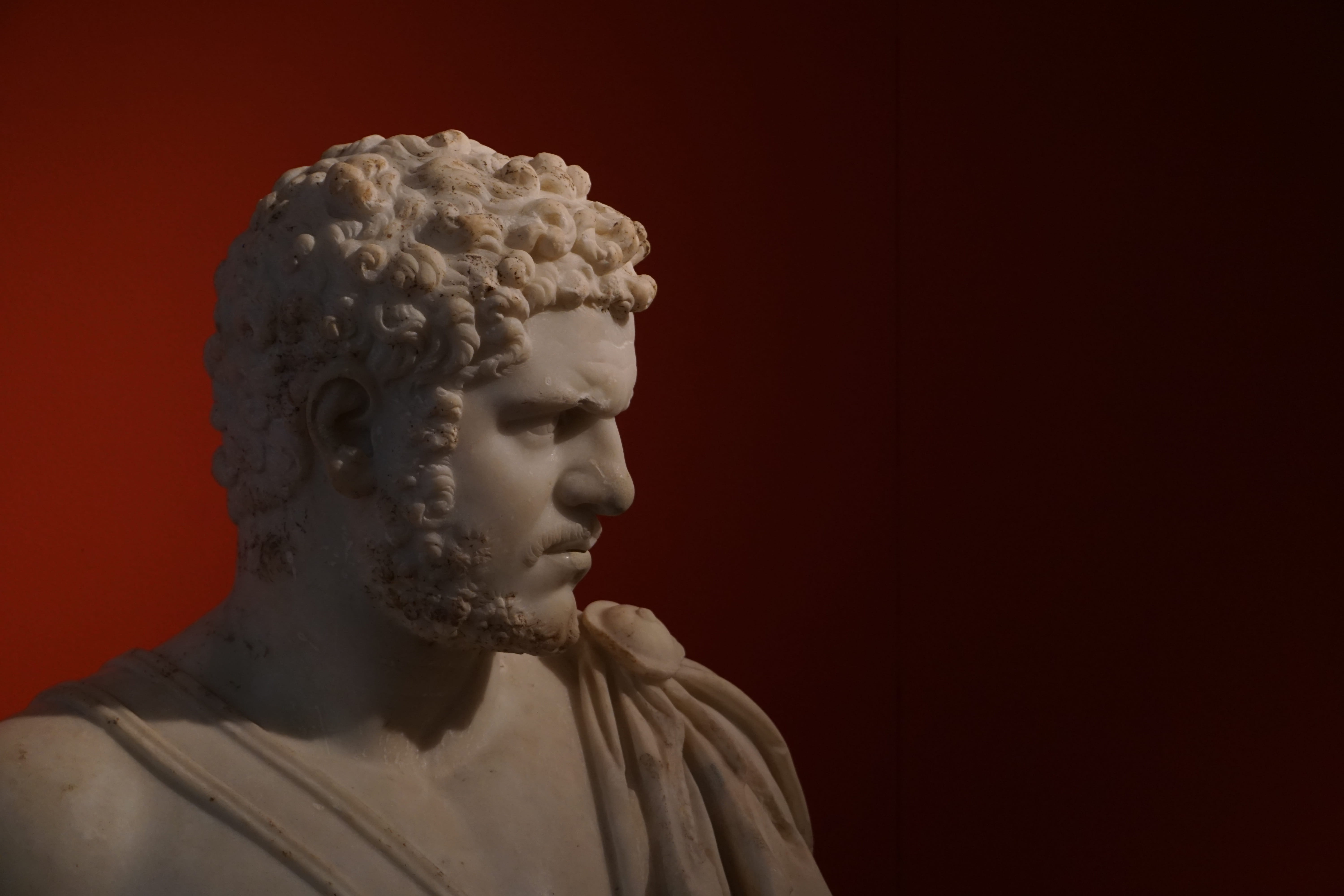 ornate, emperor, rome, representation, craft, human representation, caracalla, statue, history, severe, sculpture, close-up, male likeness, art and craft, HD Wallpaper