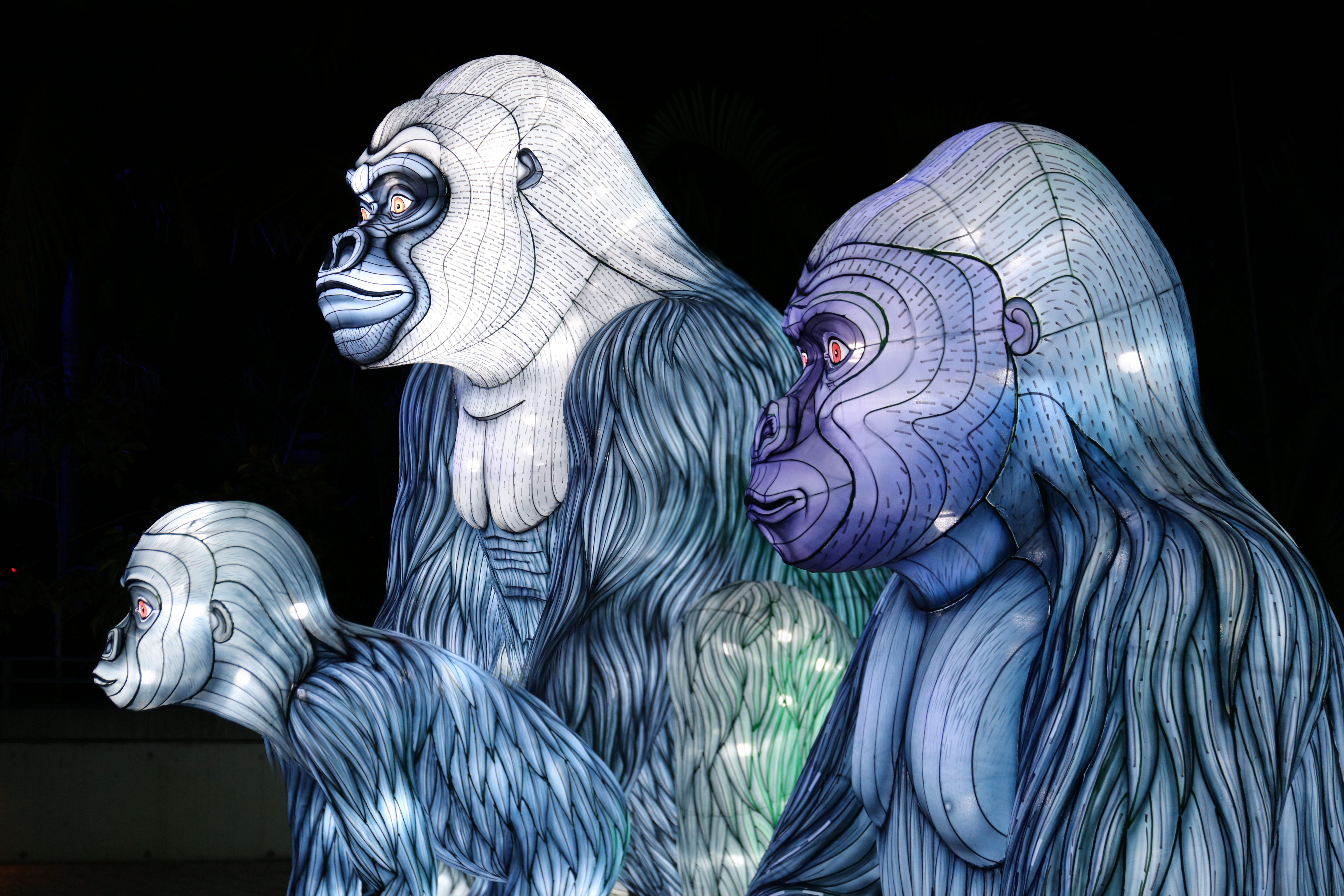 representation, taronga zoo, alien, sydney, art and craft, human representation, modern art, mosman, gorrilla, male likeness, light sculpture, bust, creativity, HD Wallpaper