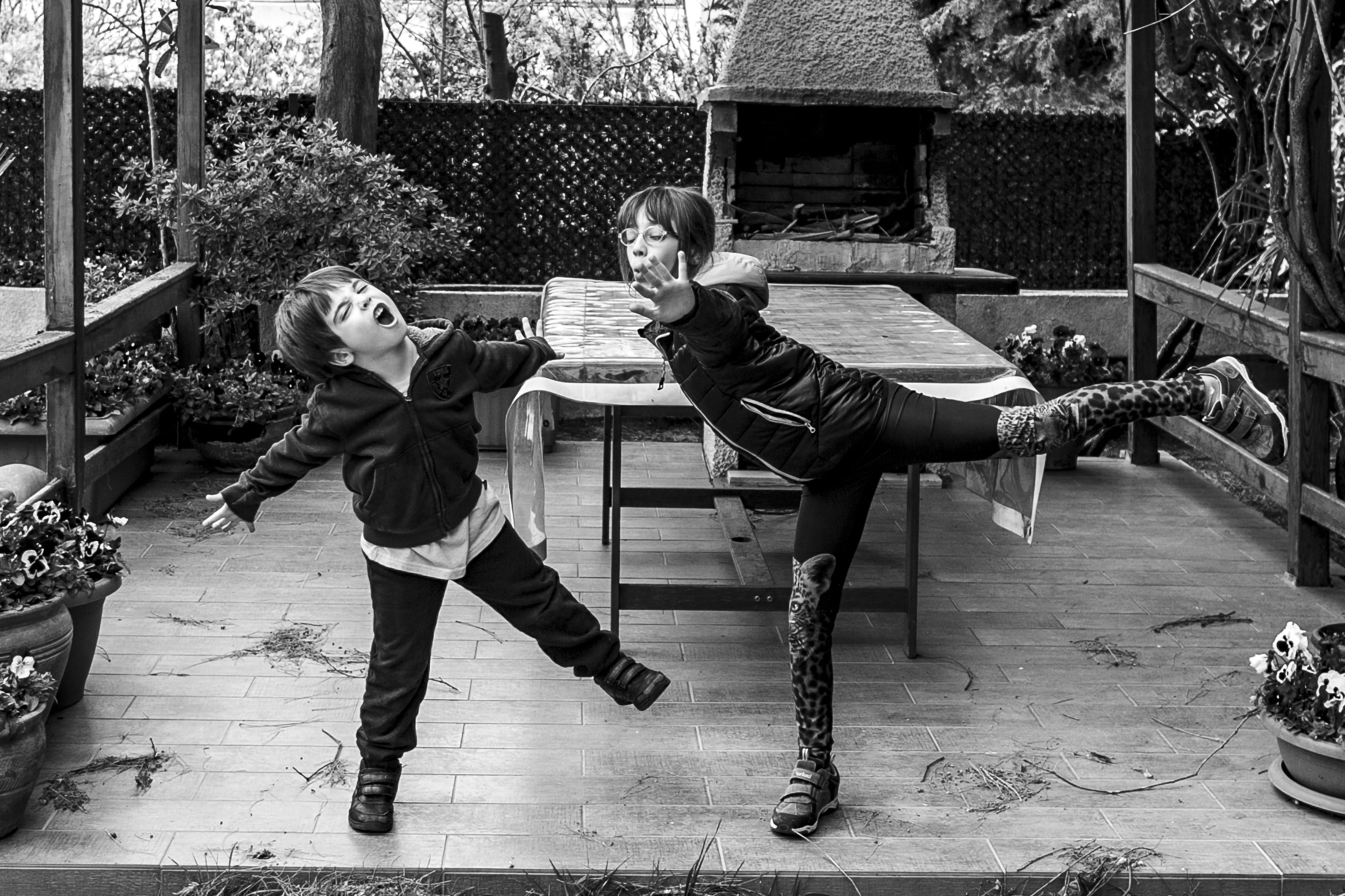 children, architecture, leisure activity, game, girl, lifestyles, males, built structure, women, casual clothing, outdoors, garden, gesture, real people, HD Wallpaper