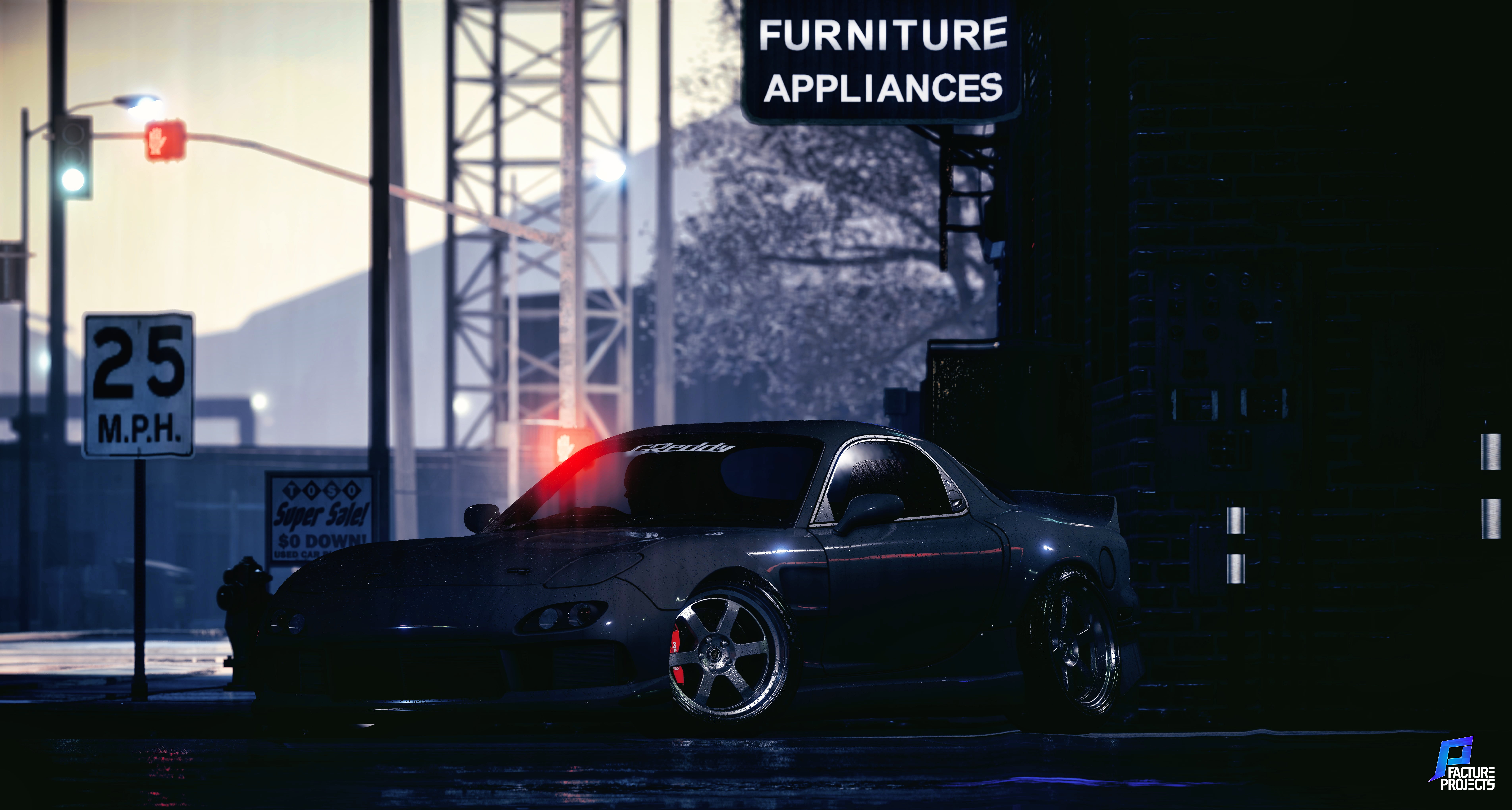 NFS 2015, rx7, car, Mazda RX-7, grey cars, 5K, Mazda, Need for Speed, HD Wallpaper