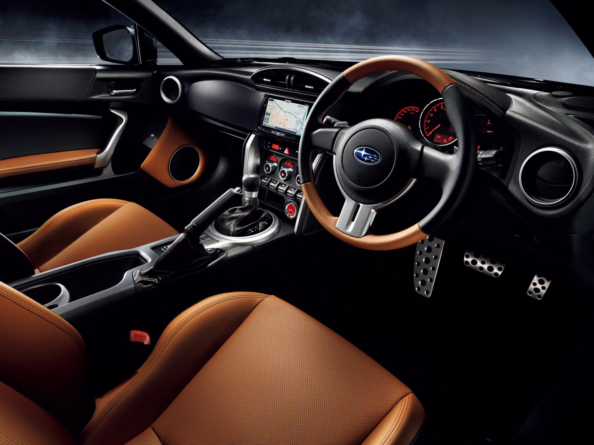 interior, 1080P, 2013, sport, tuning, package, brz, subaru, premium, HD Wallpaper