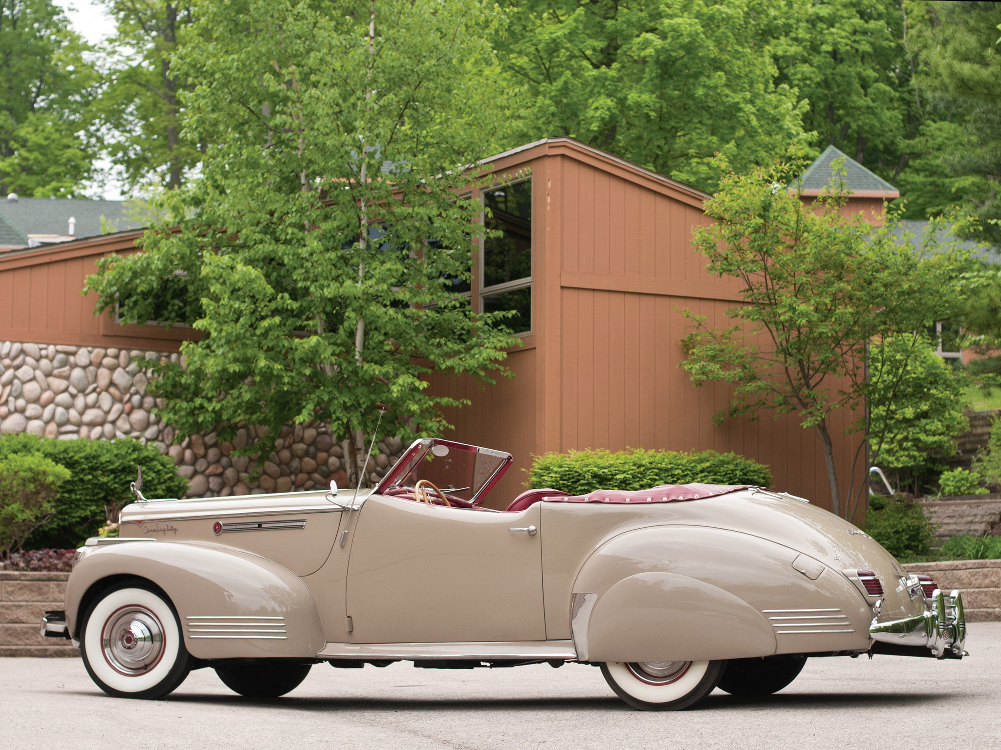 retro, 1941, convertible, super, victoria, 1080P, 180, luxury, packard, HD Wallpaper