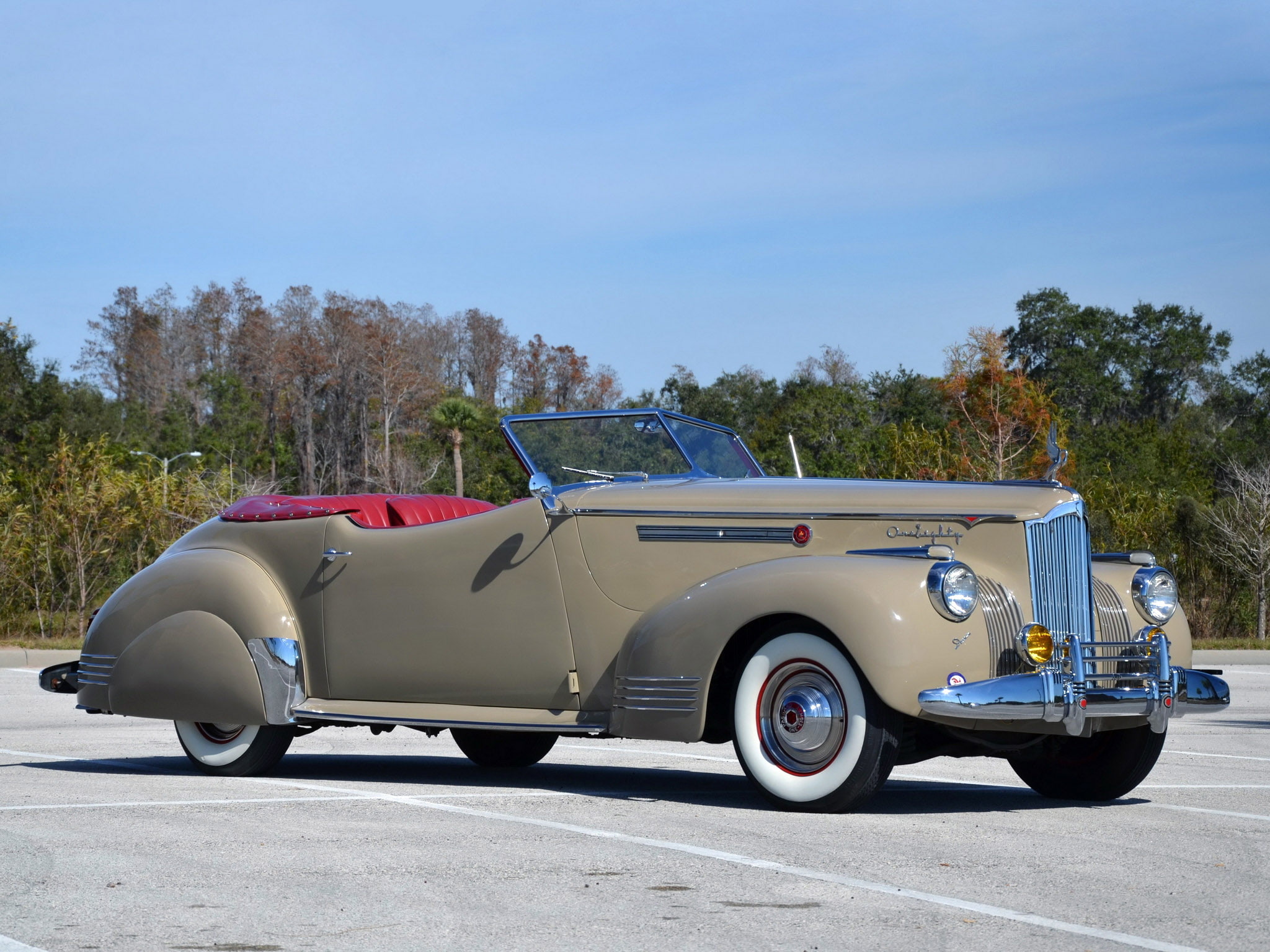 victoria, super, luxury, 180, packard, 1080P, 1941, retro, convertible, HD Wallpaper