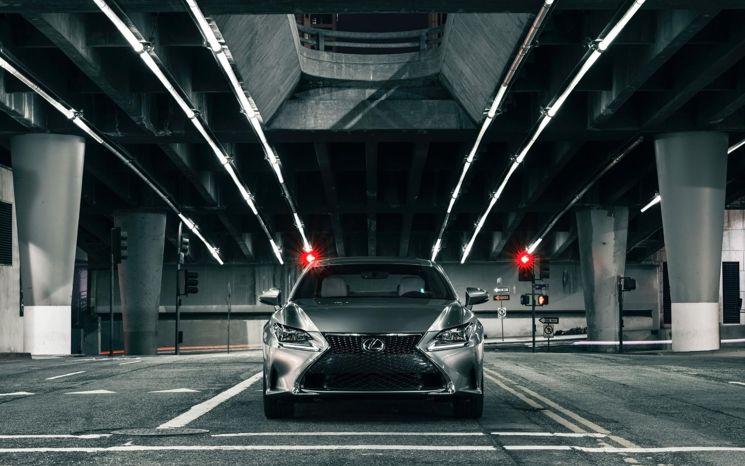 silver, lexus, 2K, cars, sedan, 2015, rc, HD Wallpaper