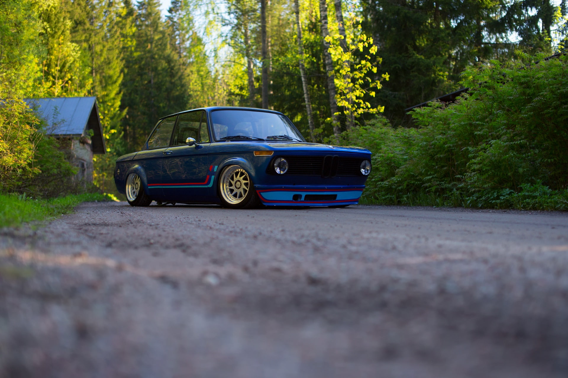 1080P, VTEC, forest, road, light, 1502, BMW, Classic, HD Wallpaper