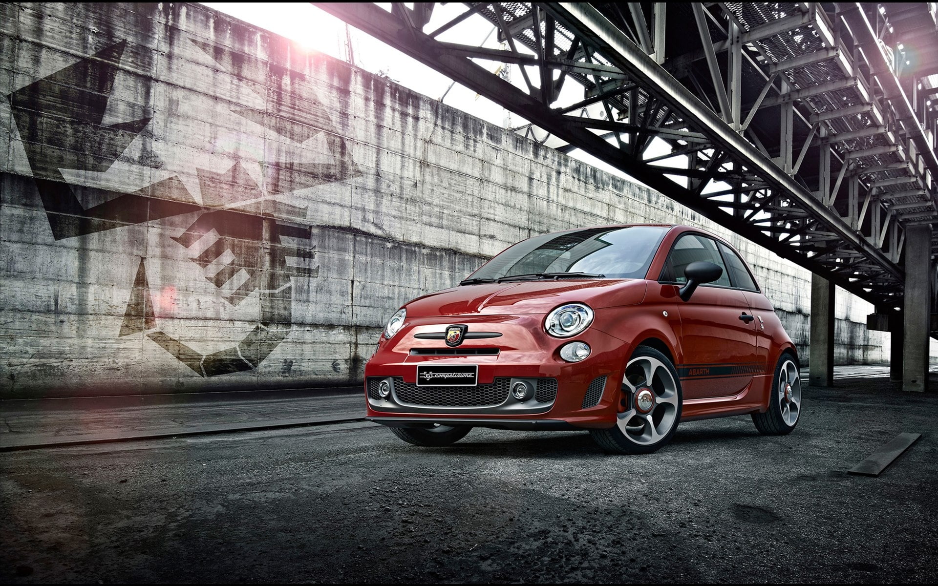 abarth, competizione, fiat, 2014, 1080P, 595, HD Wallpaper