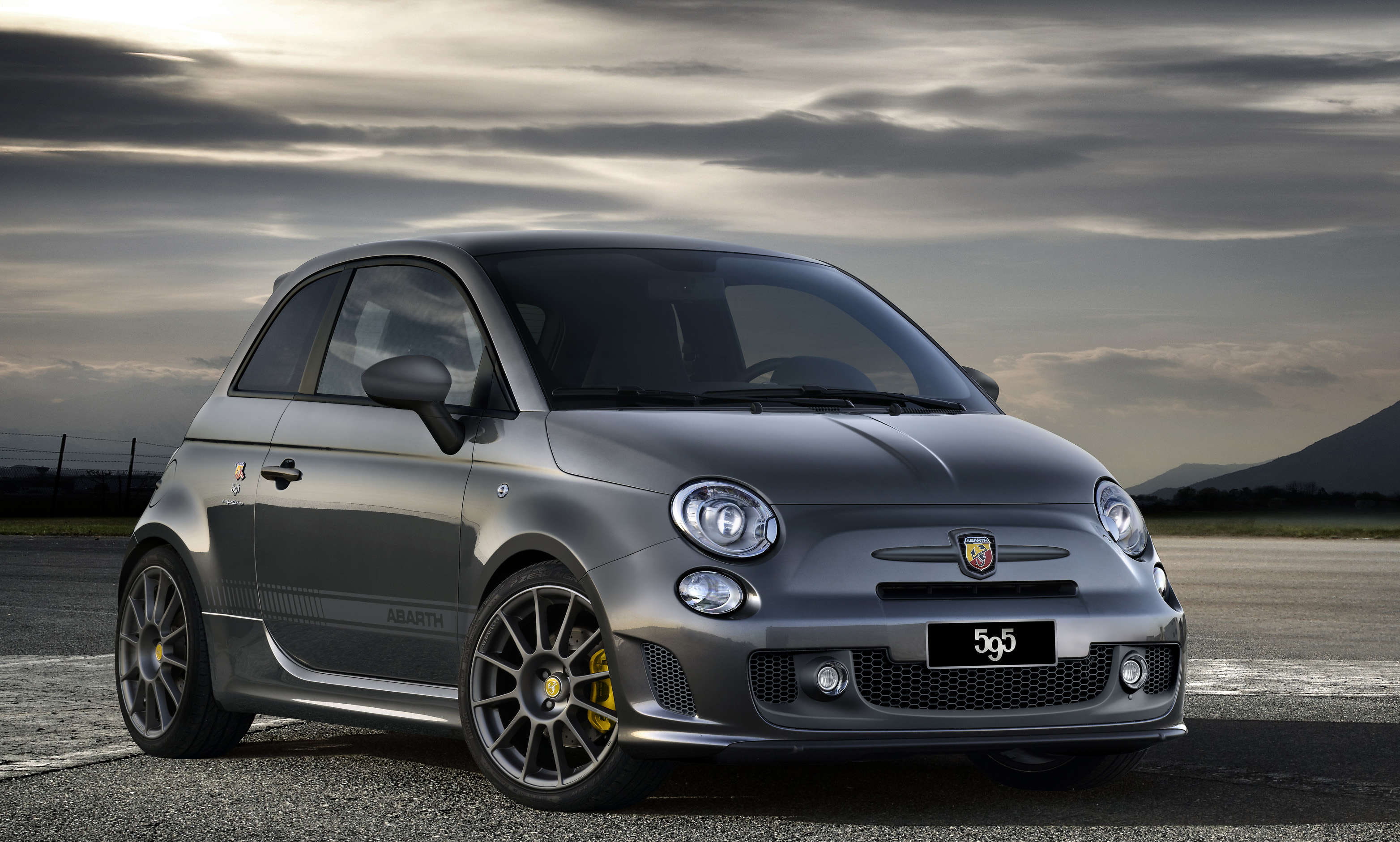 turismo, 2K, 595, abarth, HD Wallpaper