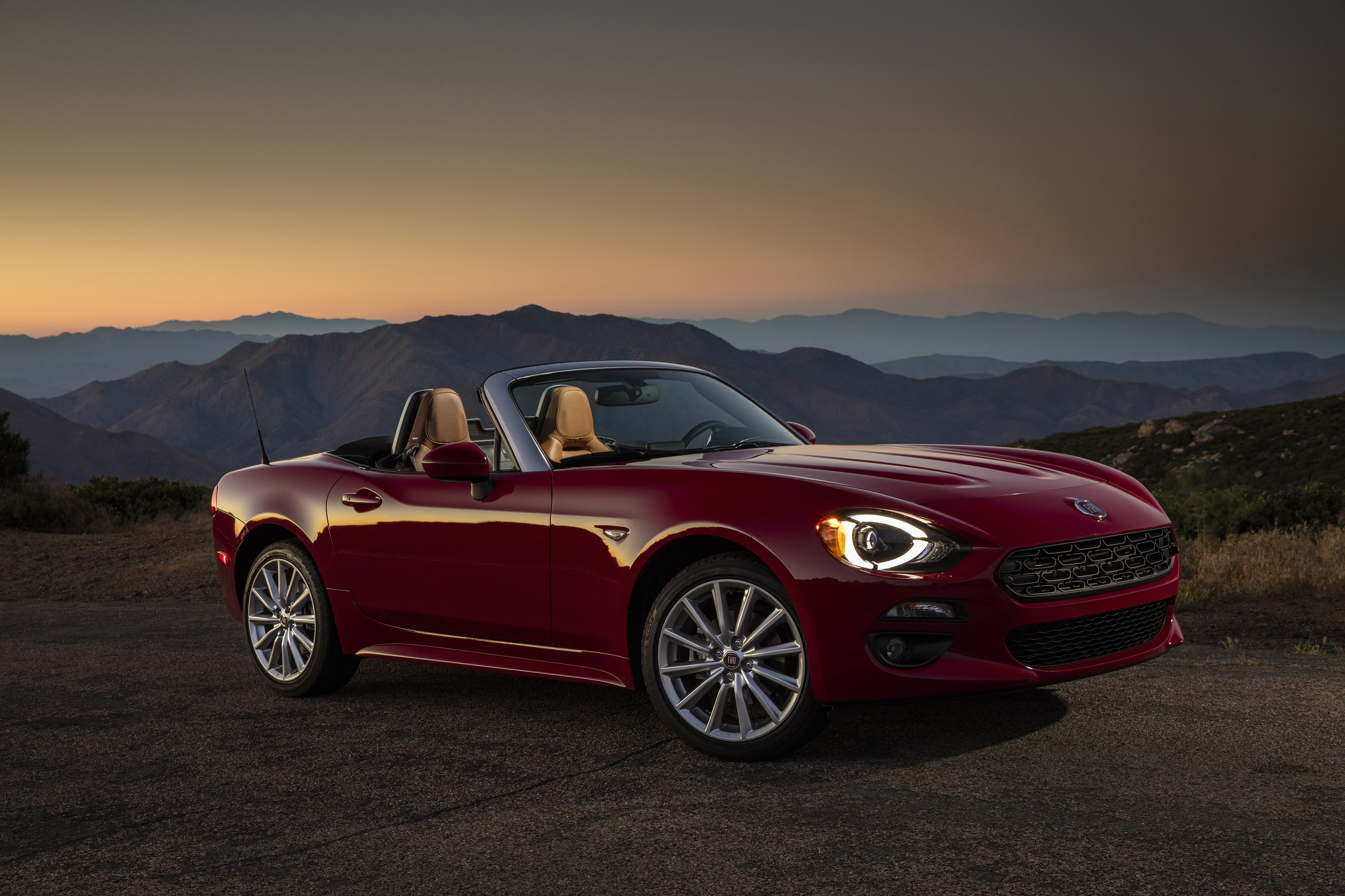 Spider, Fiat, 2K, 124, Abarth, HD Wallpaper