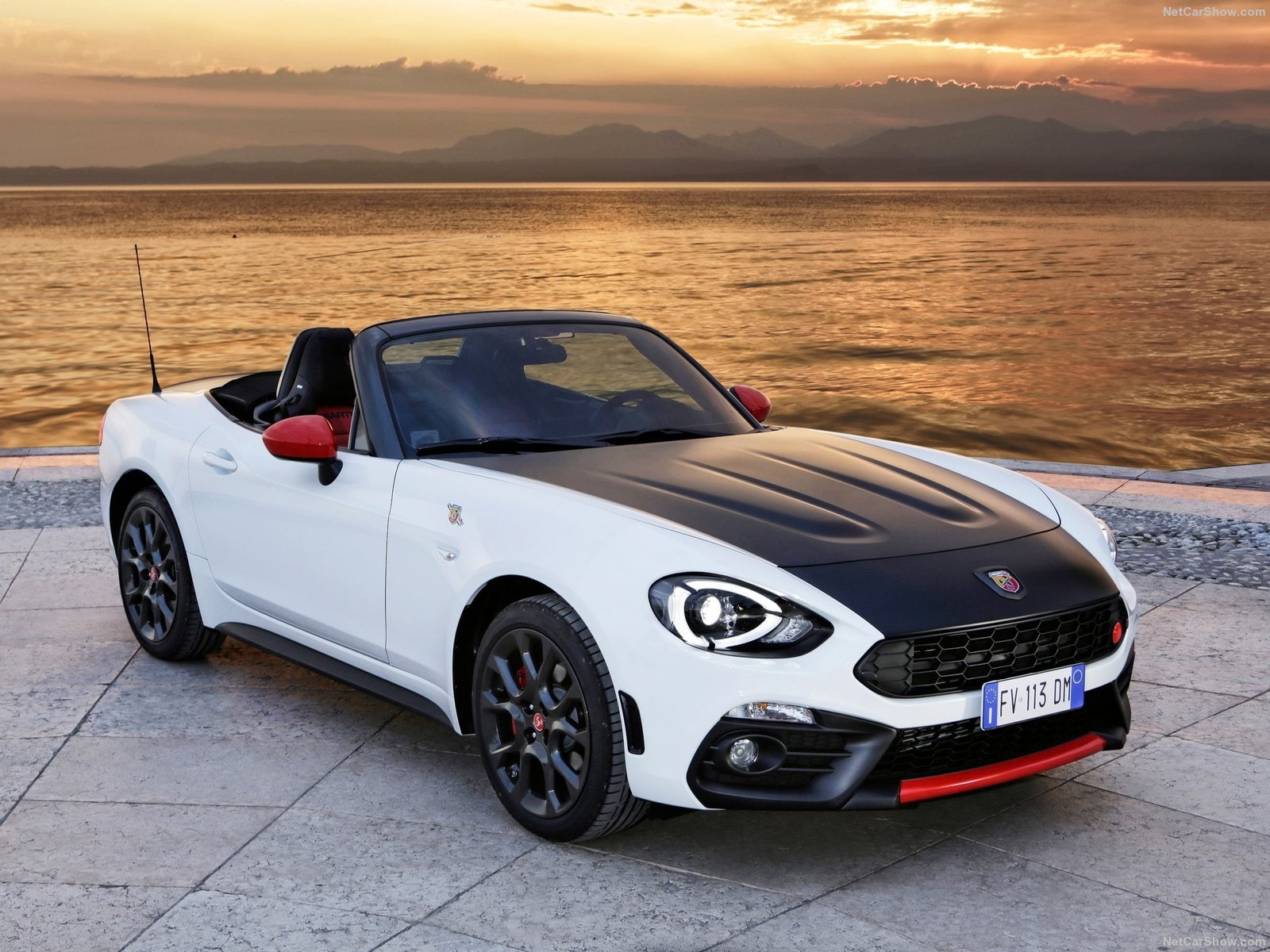 720P, 2017, spider, abarth, fiat, 124, HD Wallpaper