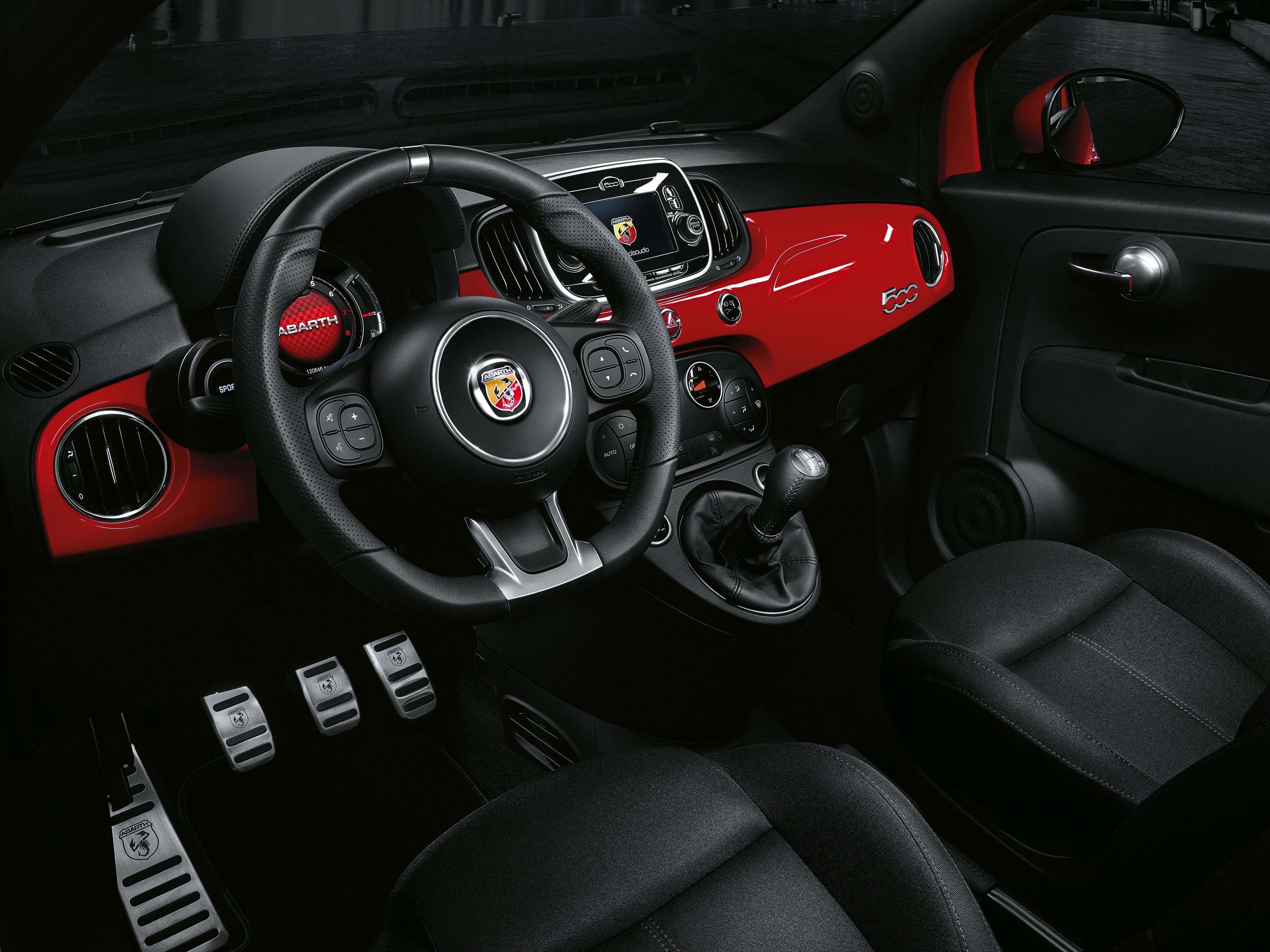 abarth, 2K, 595, 2016, fiat, HD Wallpaper