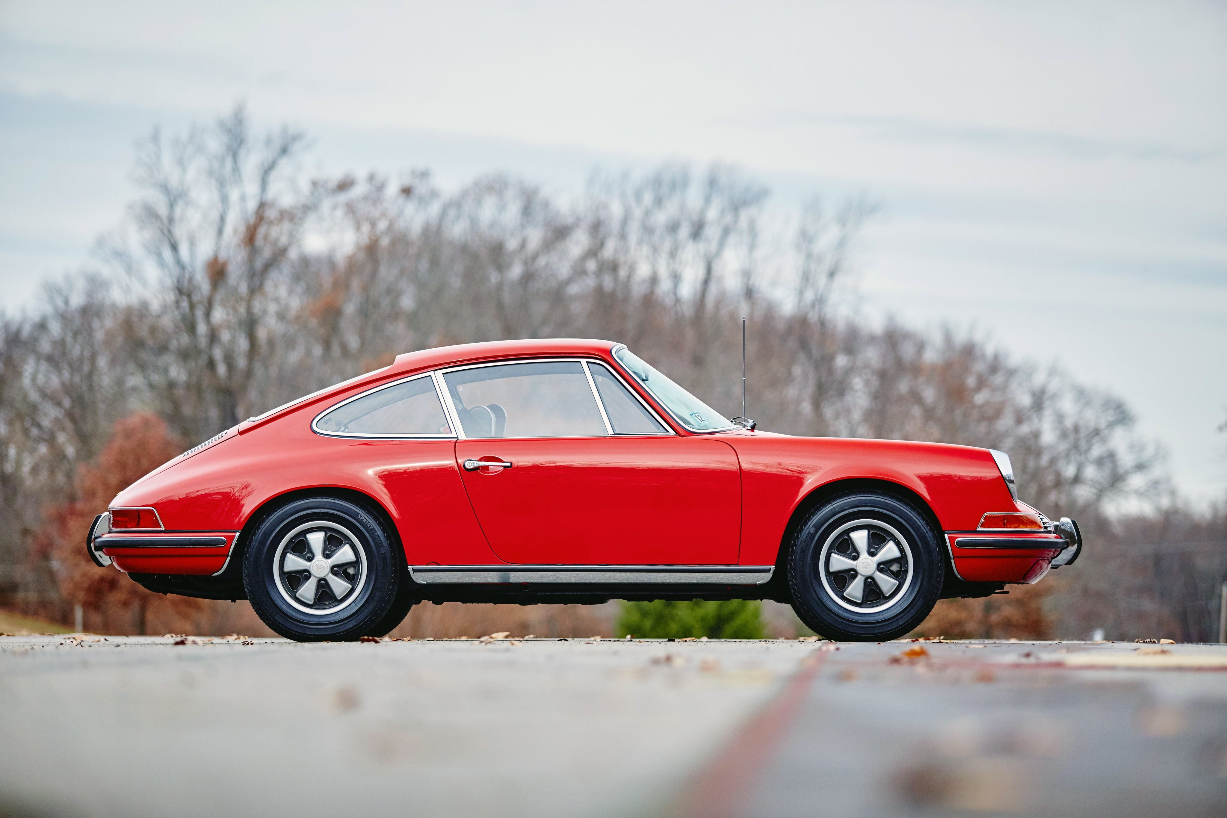 4K, porsche, us-spec, 2-2, coupe, 1971, classic, 911, HD Wallpaper