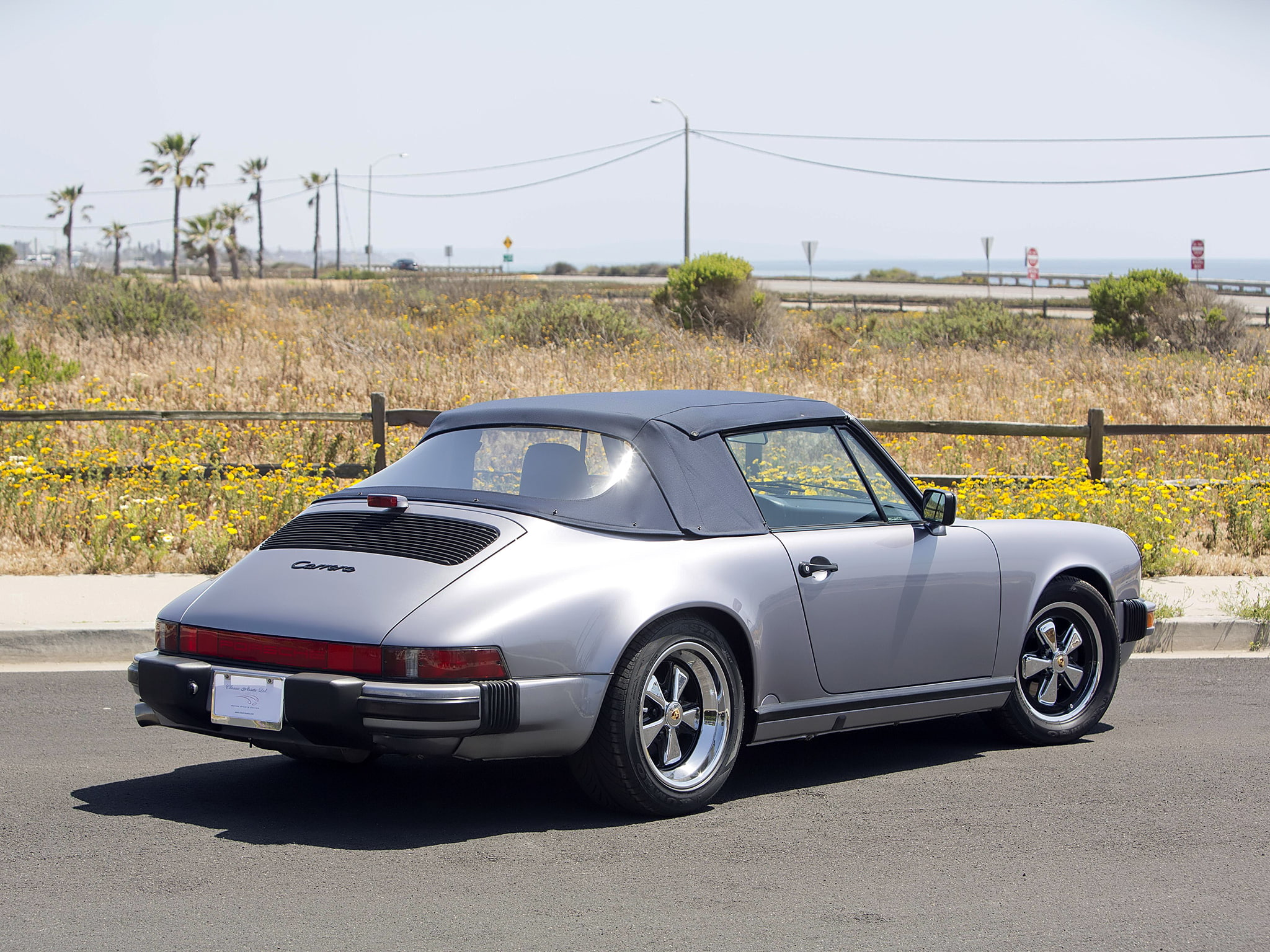 1080P, 3 2, classic, 911, carrera, 1984, us spec, cabriolet, porsche, HD Wallpaper