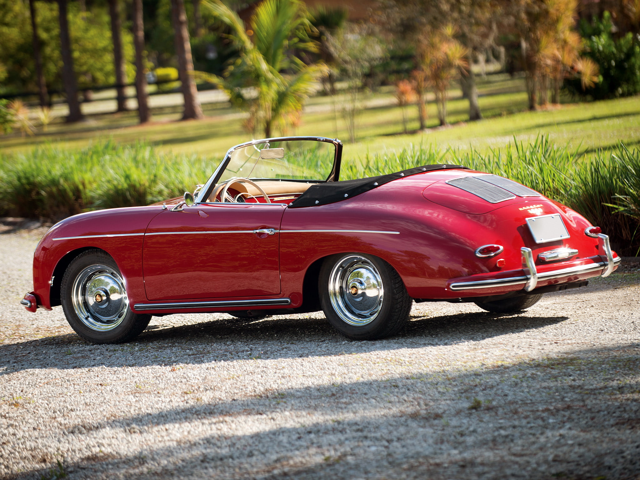 1600, 1958, 356a, reutter, roadster, t 2, retro, porsche, 1080P, us spec, super, HD Wallpaper