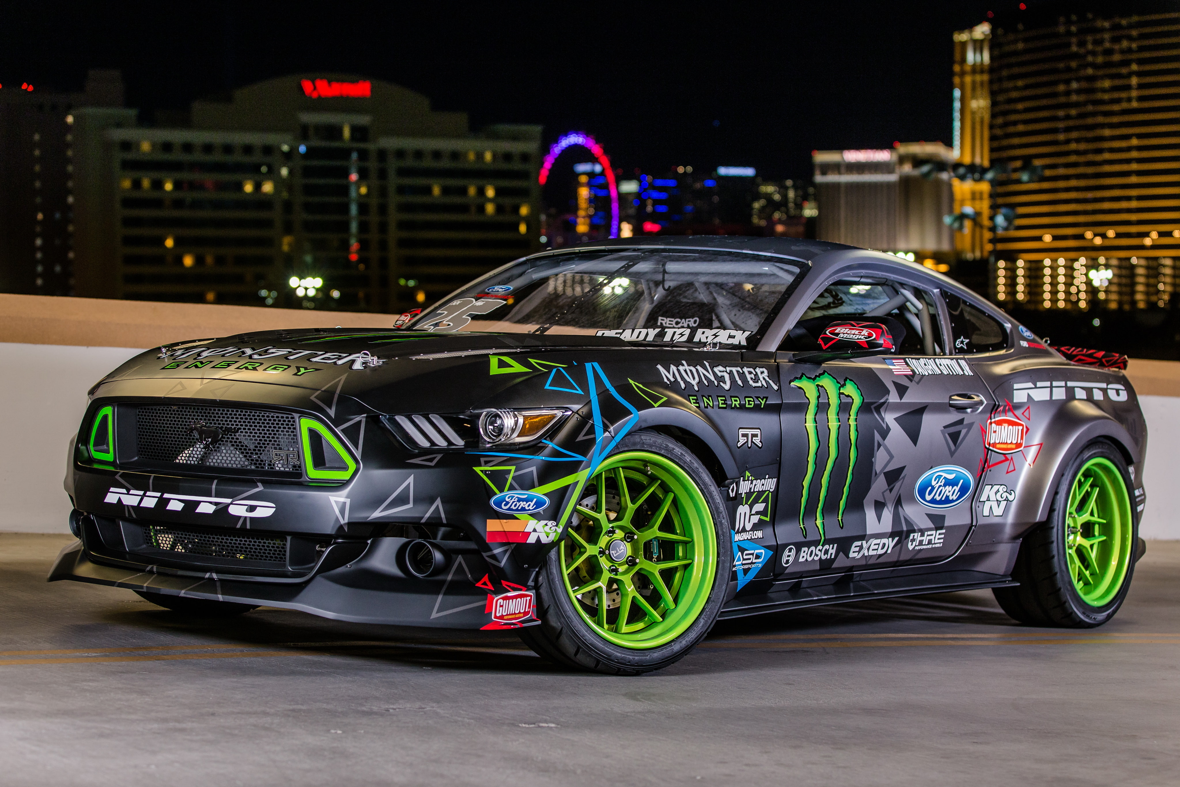 Ford Mustang RTR, Hot Rod, Muscle Car, Ford, 4K, Race Car, HD Wallpaper