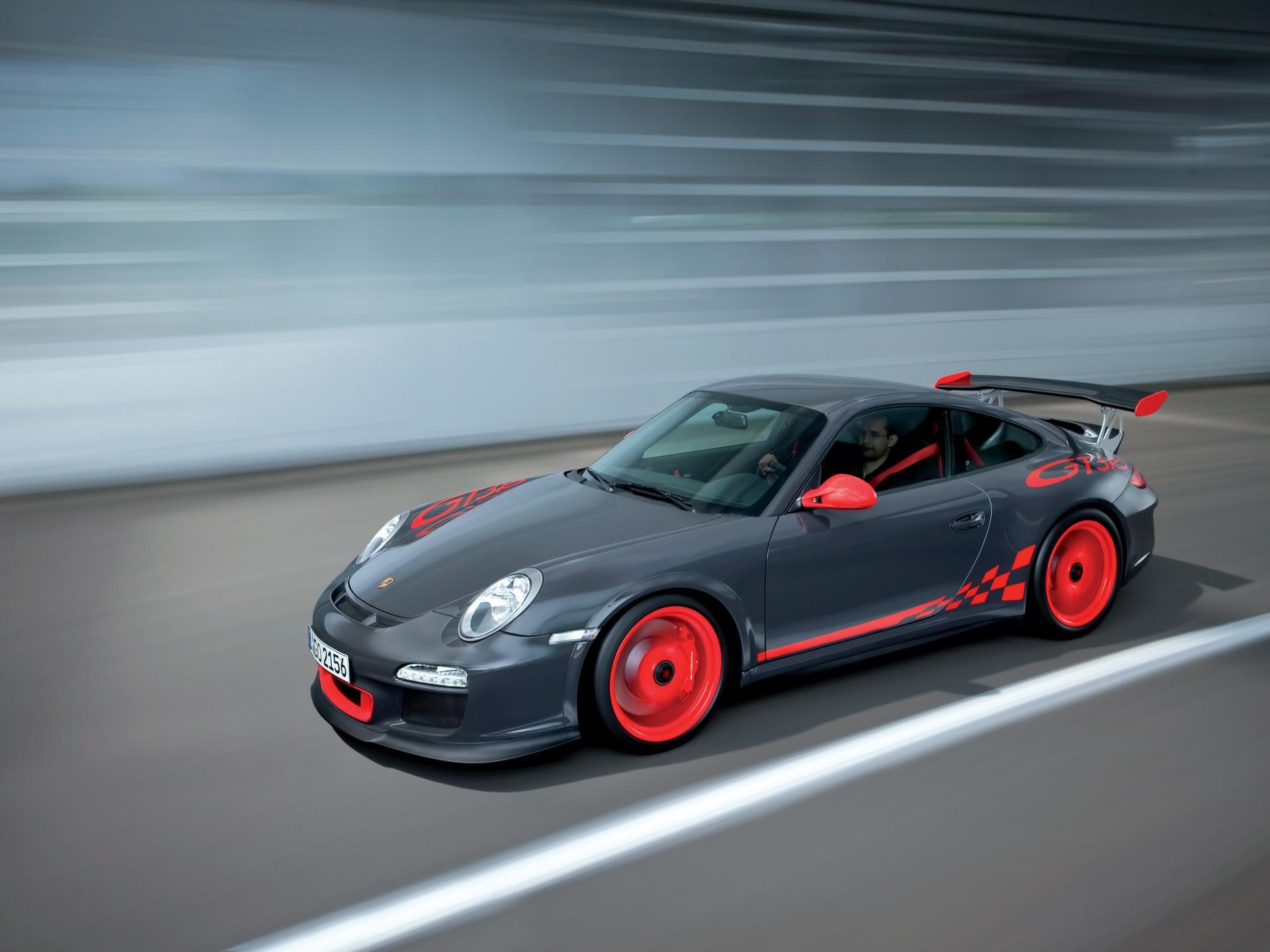 cars, rs, 2010, red, 1080P, gt, cayman, porsche, black, HD Wallpaper