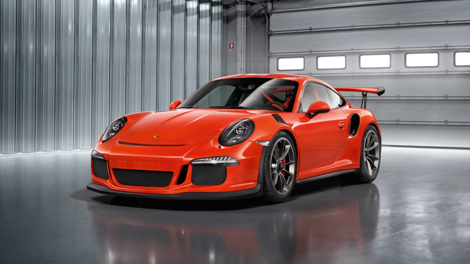 Porsche 911 GT3, Porsche 911, Car, Orange Car, 1080P, Sport Car, Porsche, Vehicle, Porsche 911 GT3 RS, HD Wallpaper