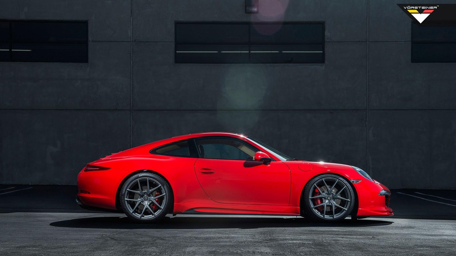 red, carrera, porsche, 1080P, car, HD Wallpaper