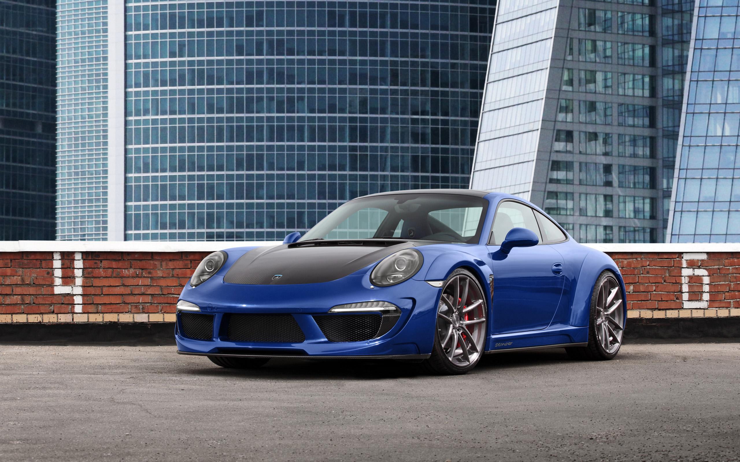 2K, car, 2013, cars, topcar, carrera, stinger, porsche, sports, blue, HD Wallpaper