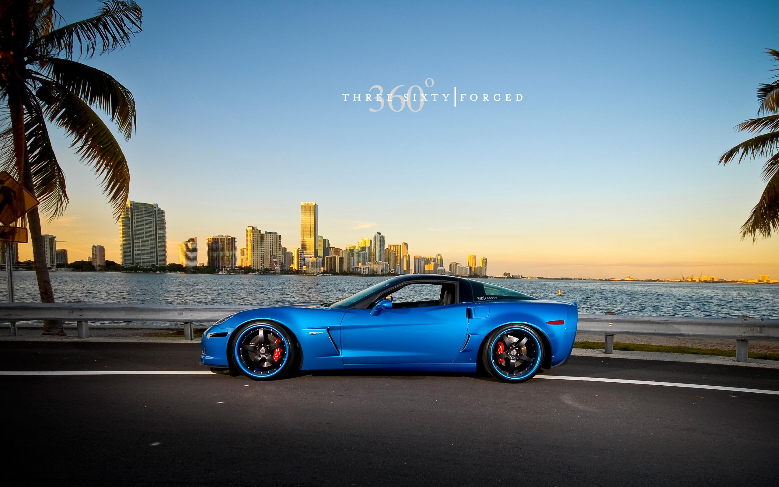 2K, coupe, jetstream, corvette, blue, cars, chevrolet, sports, z, HD Wallpaper