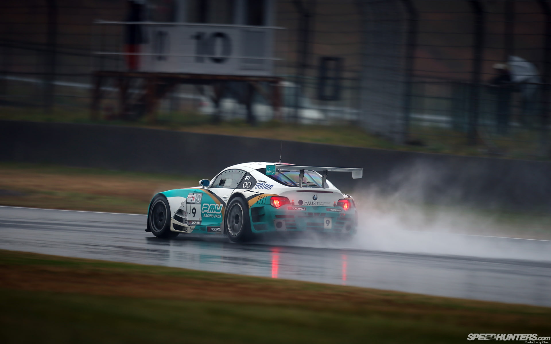 wet, z, car, race, hd, 1080P, motion, bmw, cars, z3, blur, HD Wallpaper