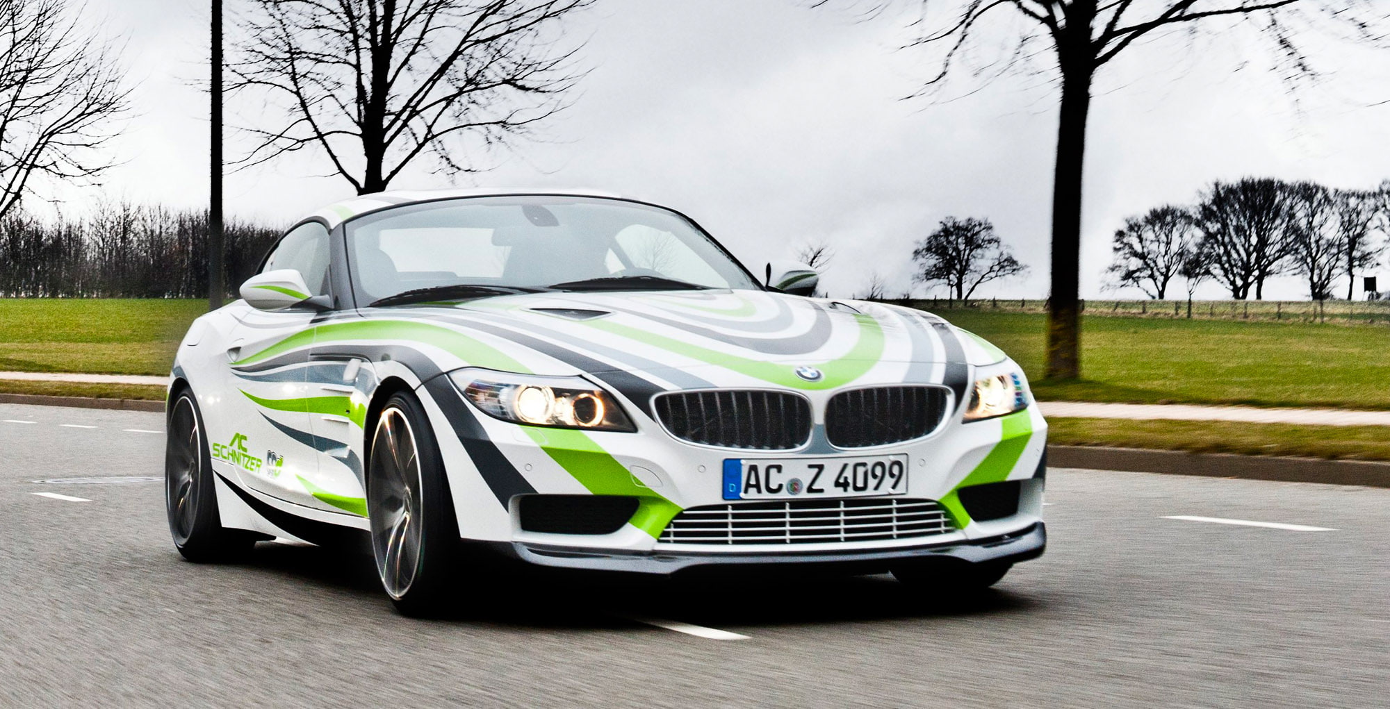 1080P, ac schnitzer, 2011, z 4, 99d, bmw, tuning, HD Wallpaper