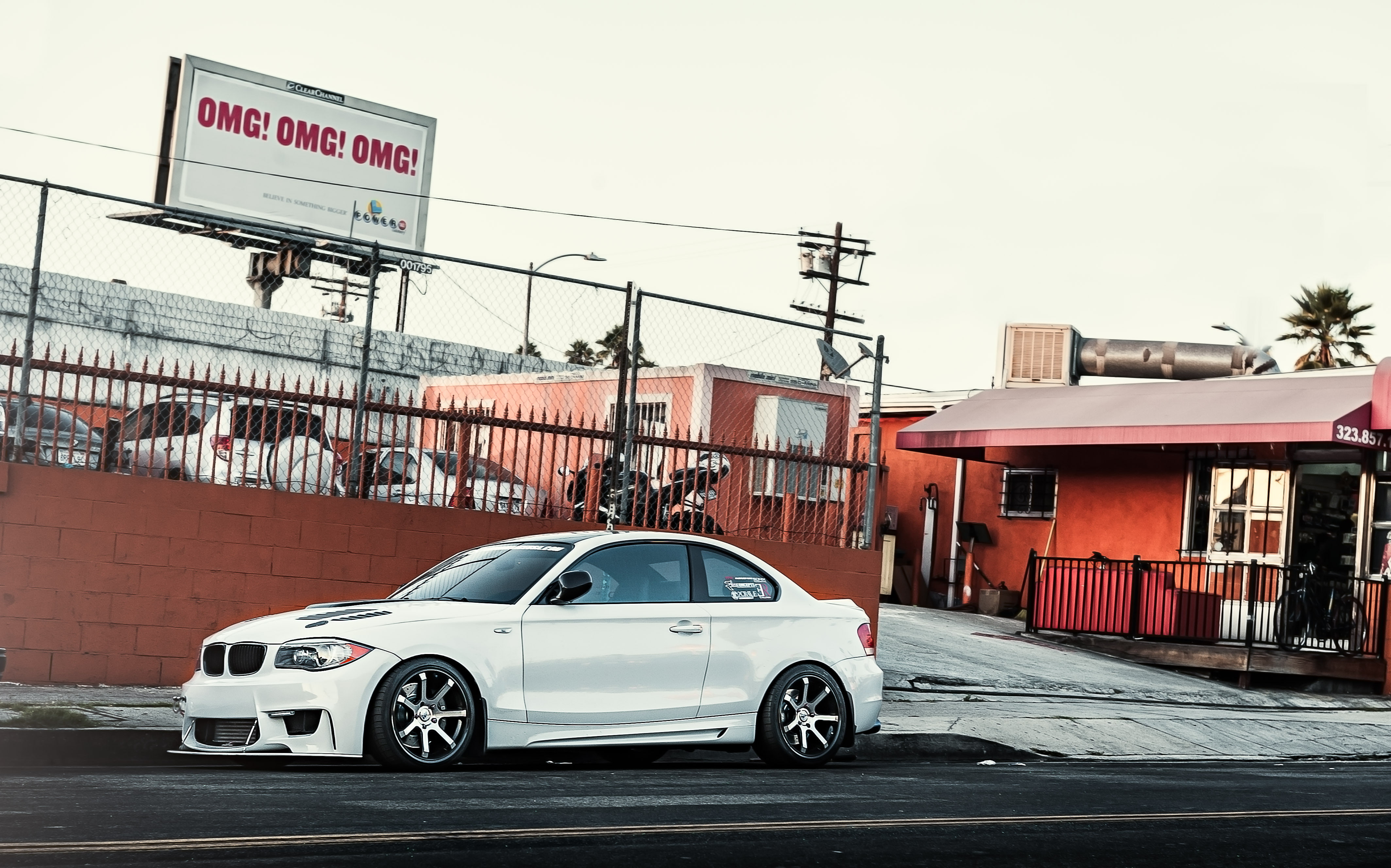 1 series, white, BMW, 4K, HD Wallpaper