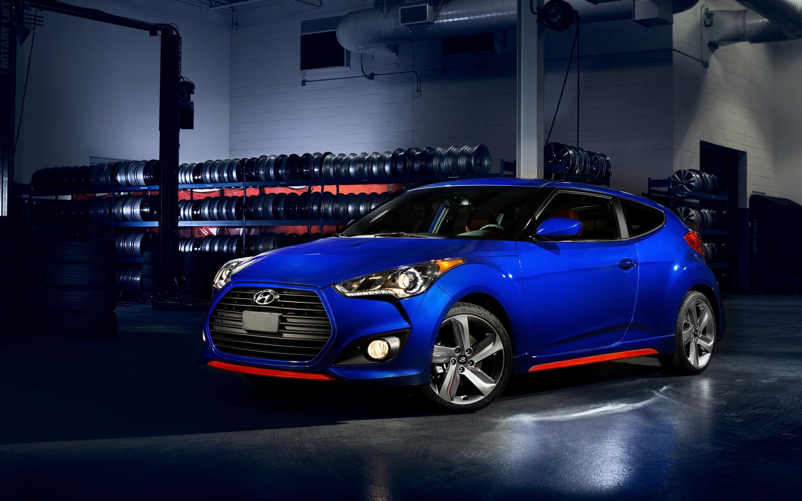 hyundai, spec, turbo, 2K, coupe, cars, veloster, blue, r, 2015, hyunday, HD Wallpaper