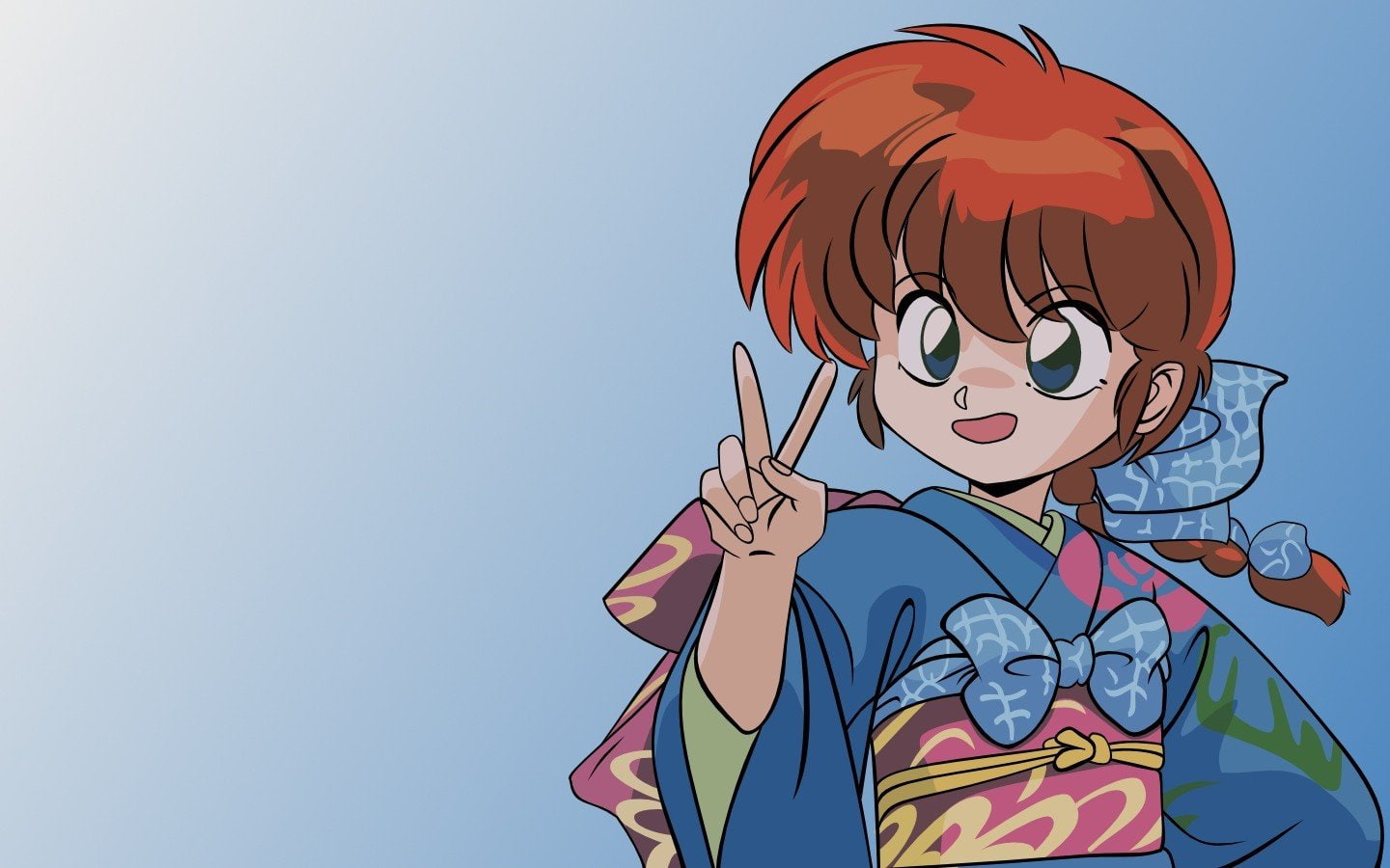 lifestyles, adult, cartoon, ranma 1 2 anime, male likeness, blue background, creativity, representation, emotion, art and craft, sky, women, people, 720P, HD Wallpaper