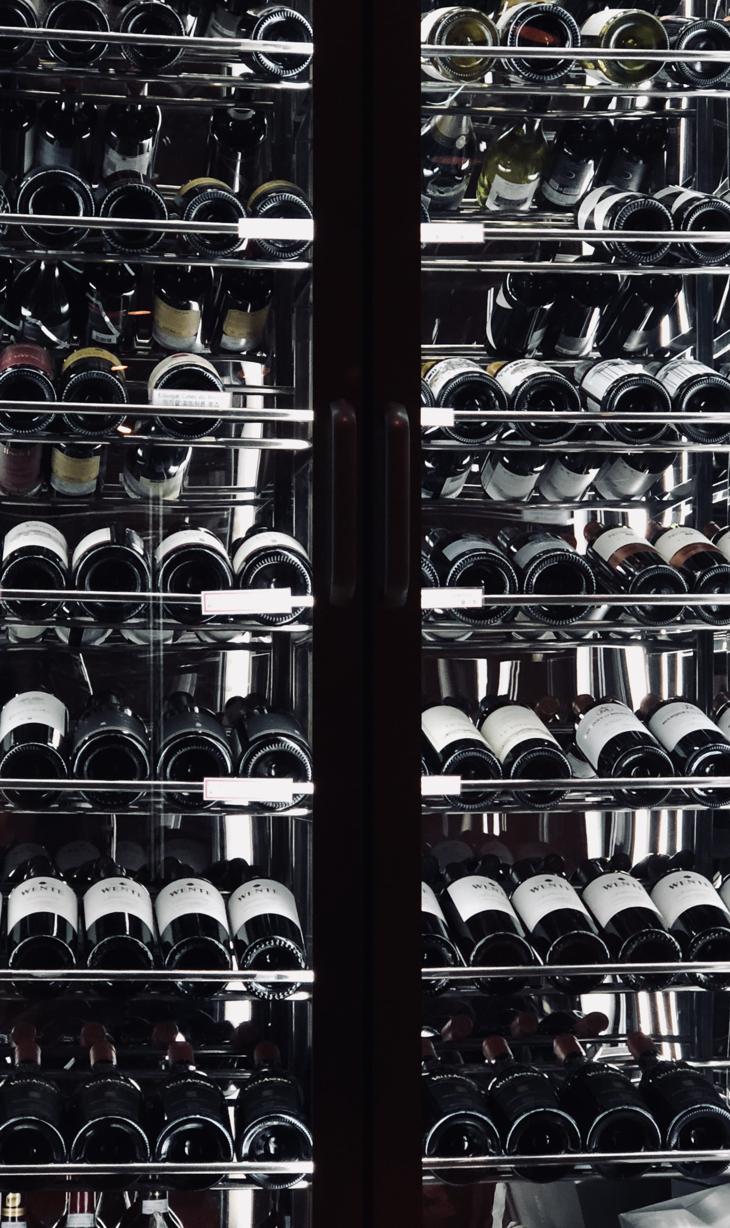 shelf, cup, wine, pattern, 21 apgujeong-ro 29-gil, south korea, stainless, window, large group of objects, machine, dishwasher, built structure, appliance, Phone HD Wallpaper