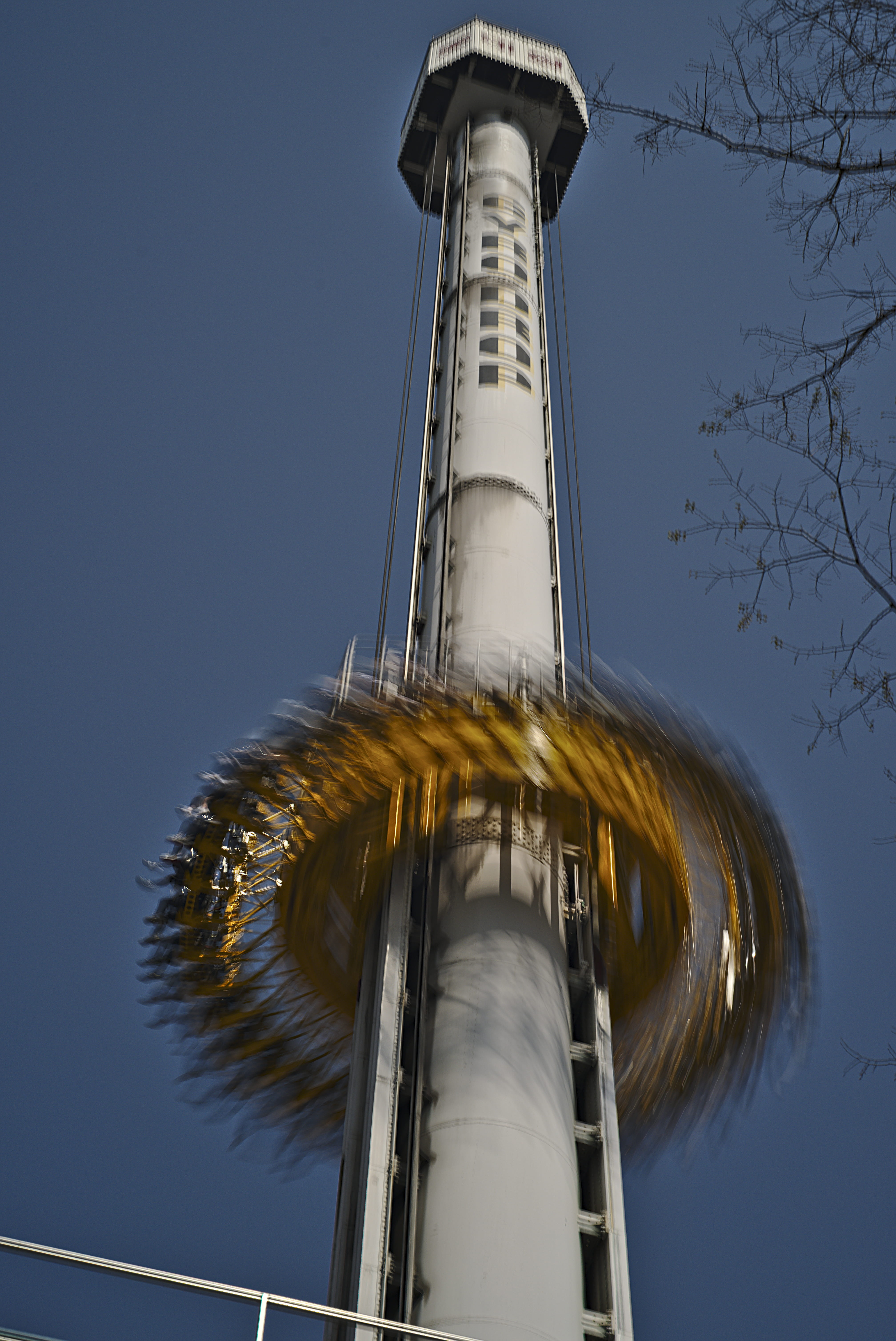 industry, lotte world, low angle view, control tower, handrail, lighthouse, steeple, factory, technology, daytime, antenna, tall - high, amusement park, Phone HD Wallpaper
