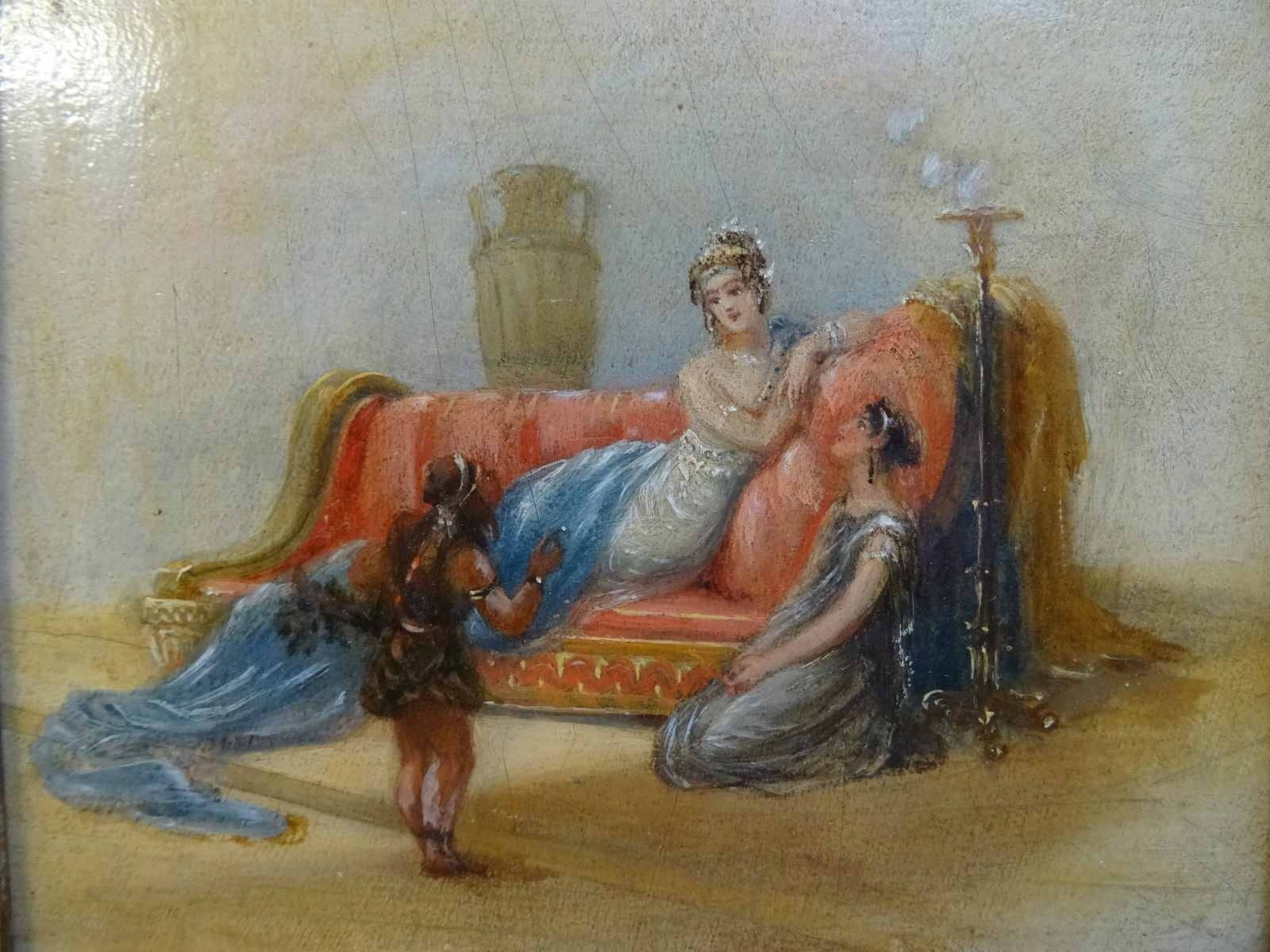 720P, harem, pintura, mujeres, arte, HD Wallpaper