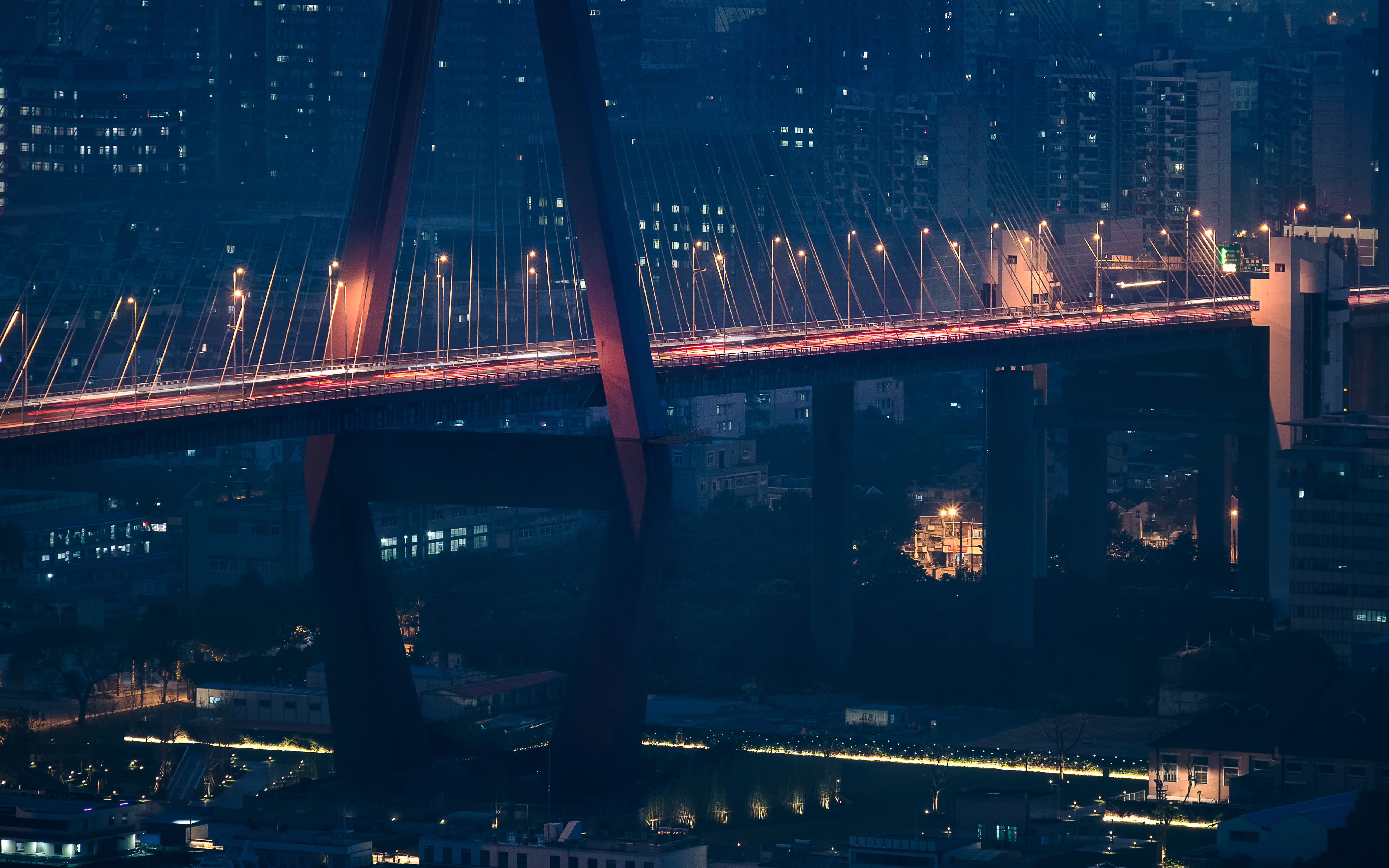 skyscraper, no people, building, outdoors, light, glowing, travel destinations, connection, way, nightview, lighting, cars, town, transparent, office building exterior, HD Wallpaper