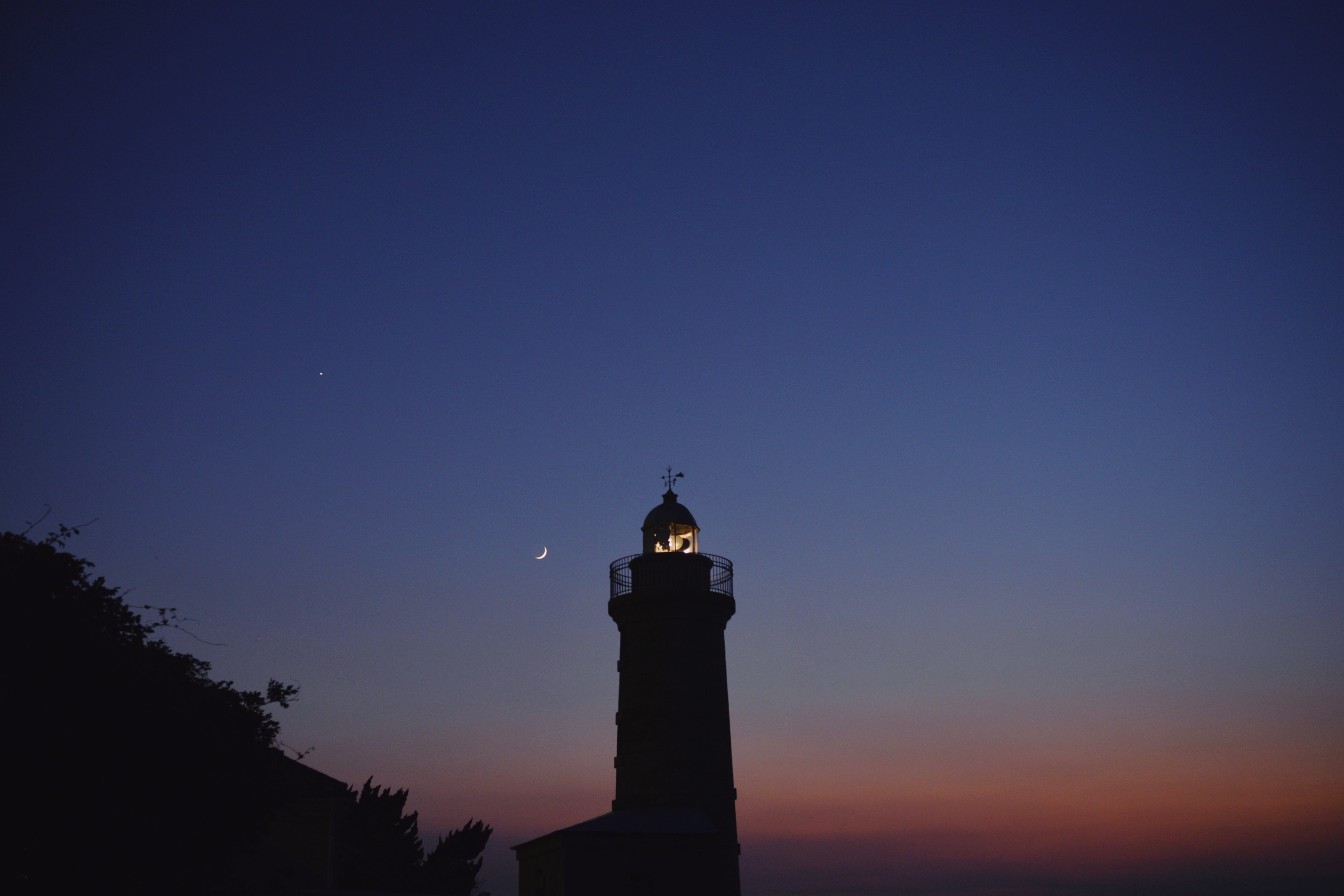  beacon, goldenhour, light house, magichour, landscape, famous Place, water, nightview, architecture, lighting Equipment, night, sunset, moonlight, HD Wallpaper