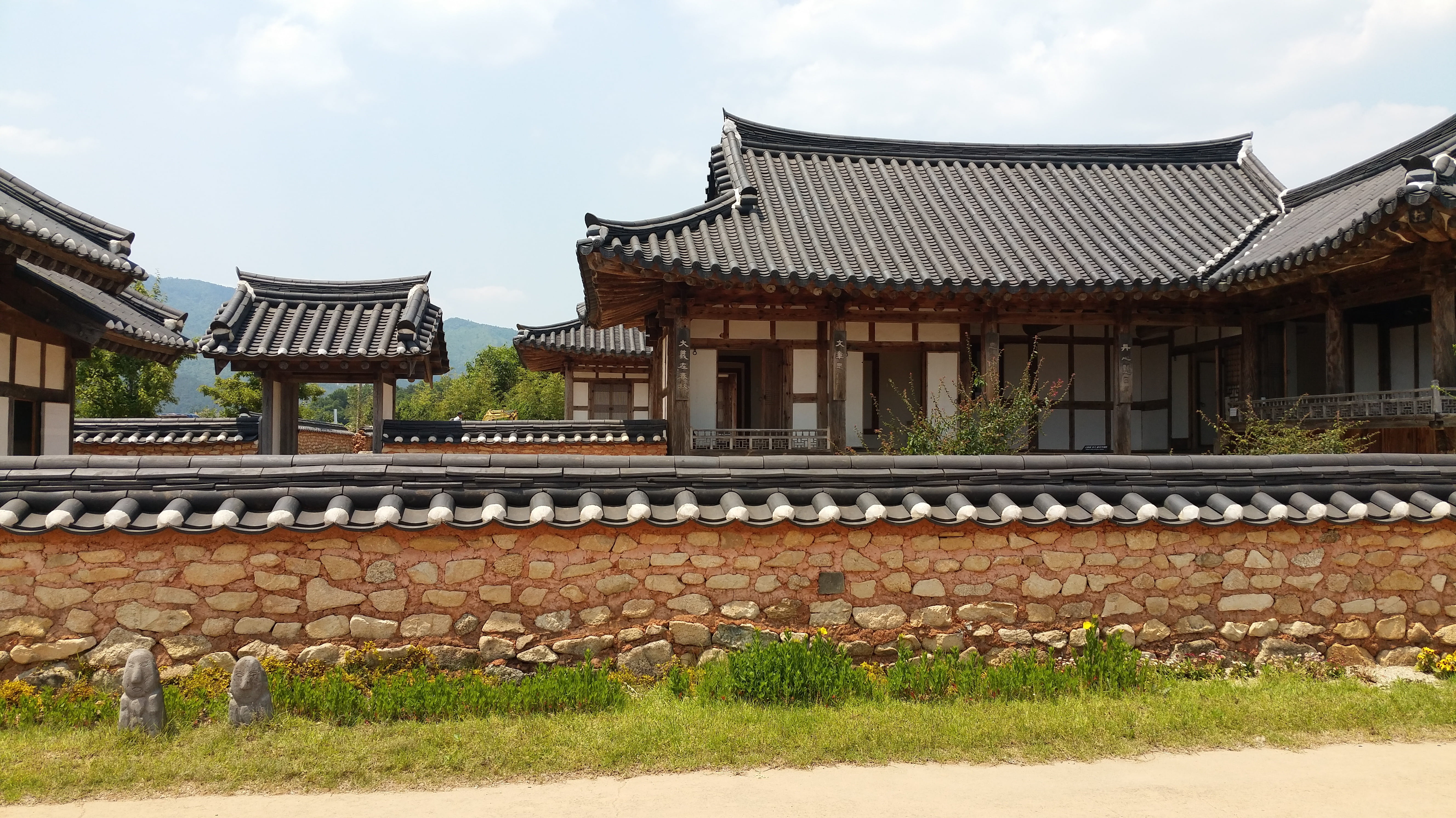 gray, brown, building, asia, the past, classical style, building exterior, roof, built structure, roof tile, houses, cultures, sky, japan, famous Place, HD Wallpaper