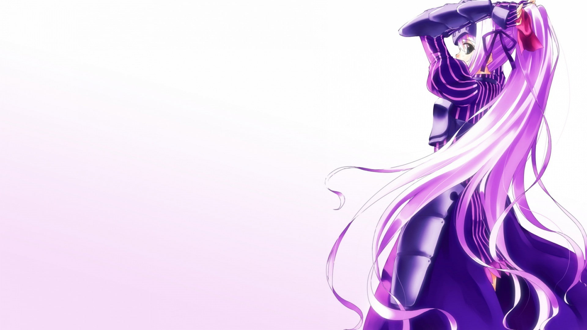 anime, art and craft, anime girls, cut out, indoors, swirl, pink color, motion, complexity, blue, Eucliwood Hellscythe, pattern, white background, no people, HD Wallpaper
