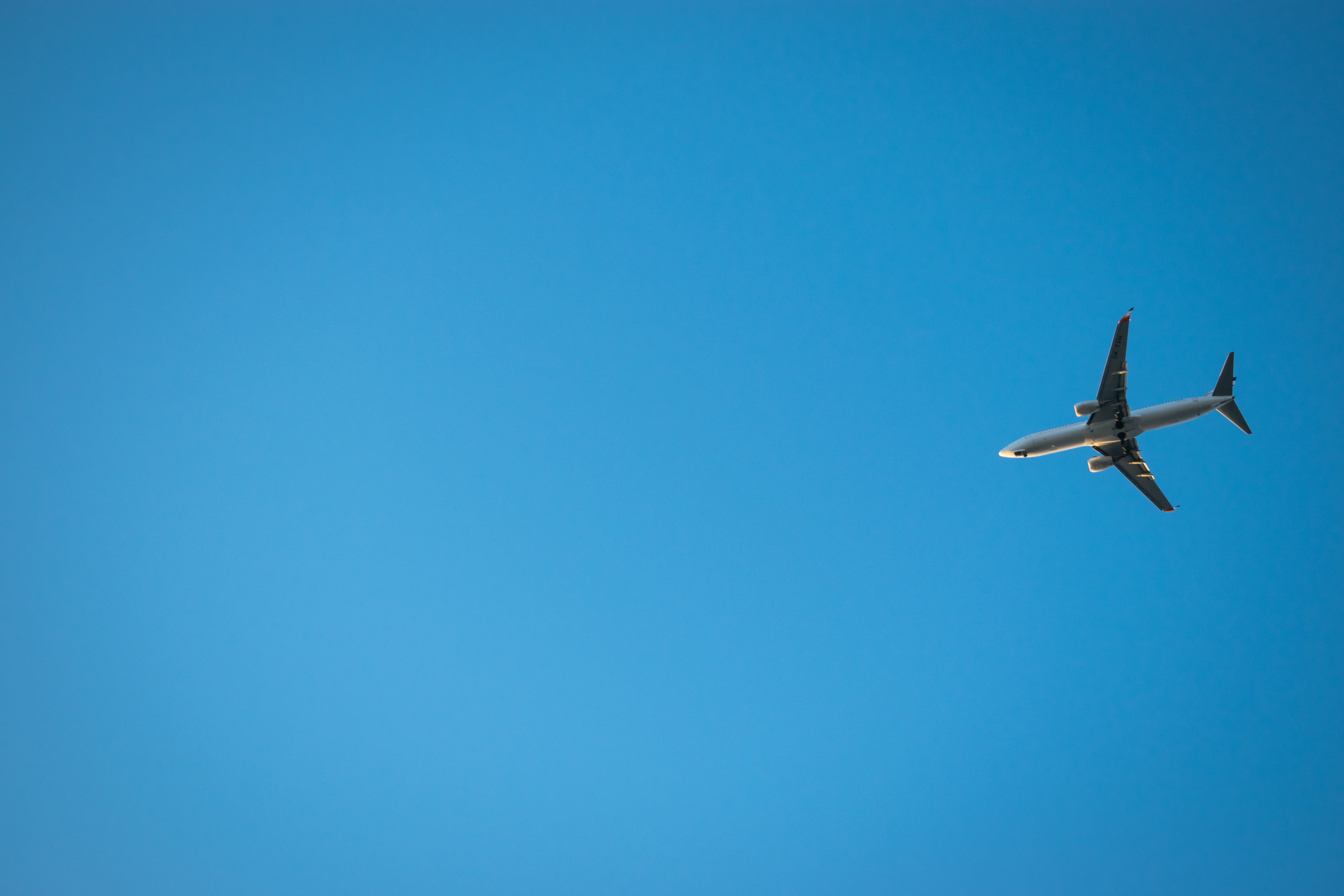 travel, animal wildlife, kokkini hani, airplane, blue sky, no people, aerospace industry, aircraft, sky, glider, mode of transportation, outdoors, copy space, HD Wallpaper