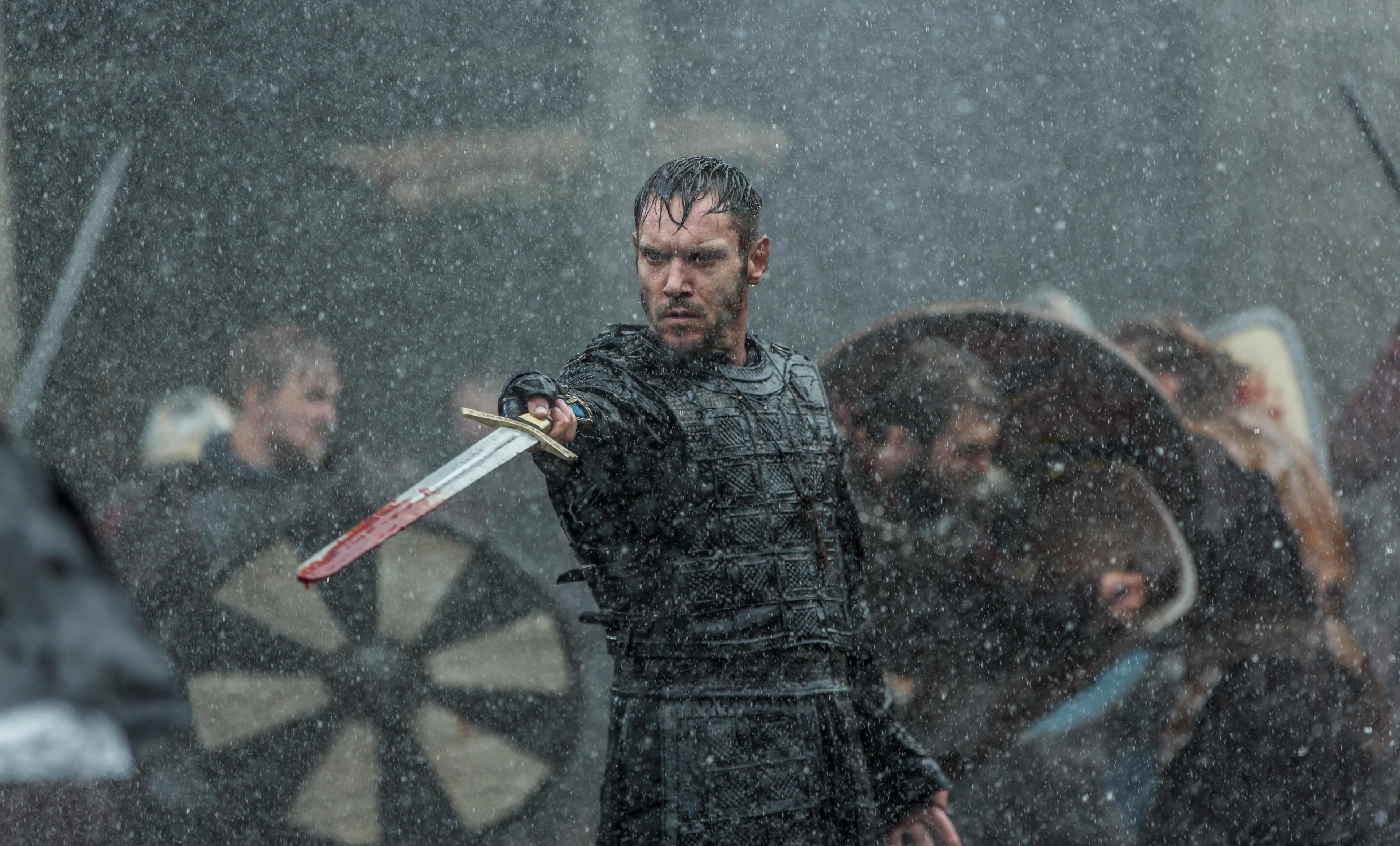 one person, waist up, lifestyles, nature, standing, motion, mid adult, three quarter length, vikings 4k download pc, snowing, sport, wet, men, HD Wallpaper