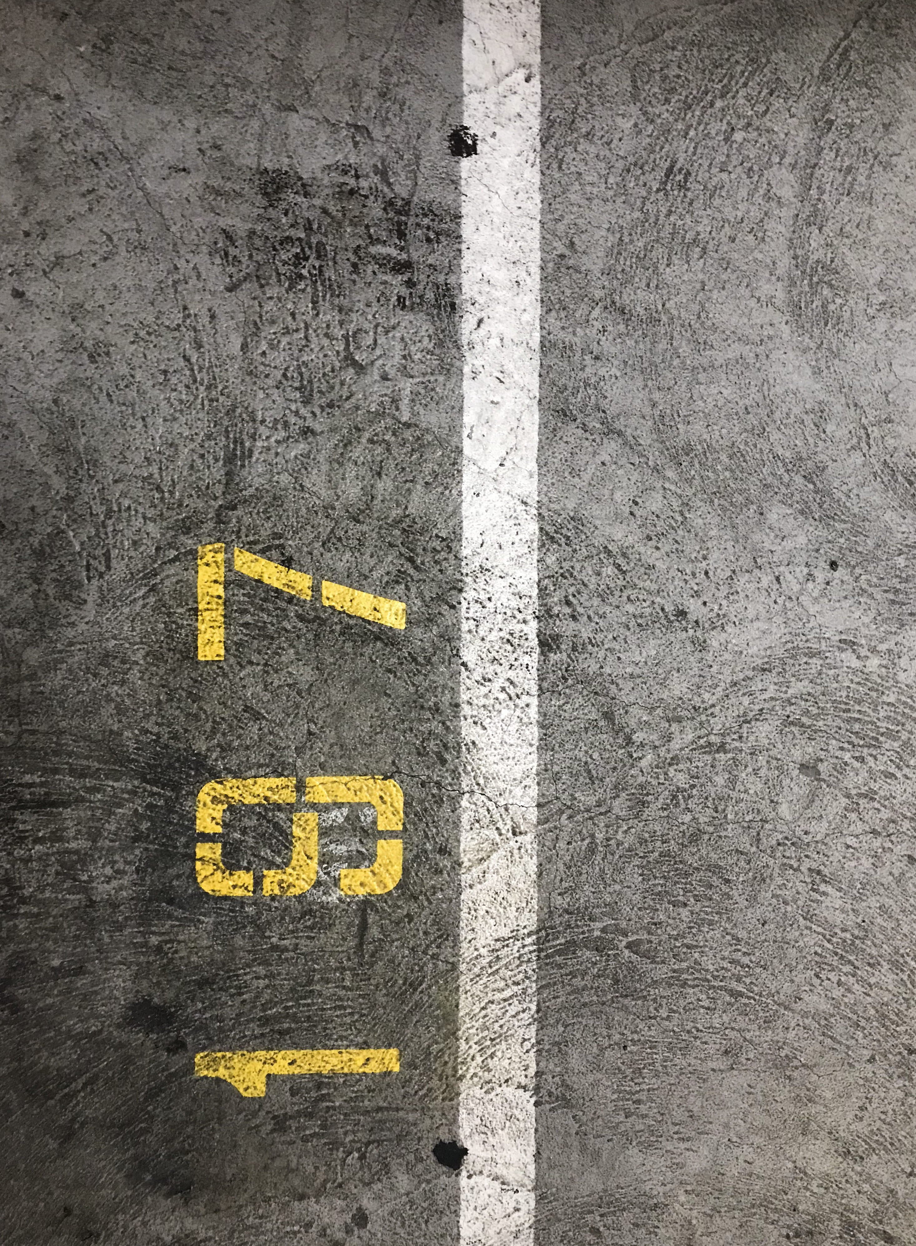 text, symbol, asphalt, parking, textured, city, line, 4K, guidance, dividing line, gray, outdoors, floor, road, road marking, high angle view, western script, Phone HD Wallpaper