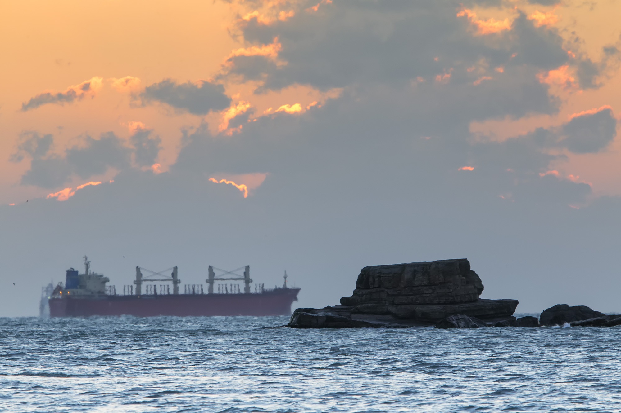 1080P, business, nature, cargo Container, sky, sea, water, cloud - sky, waterfront, scenics - nature, freight Transportation, busan, beauty in nature, HD Wallpaper