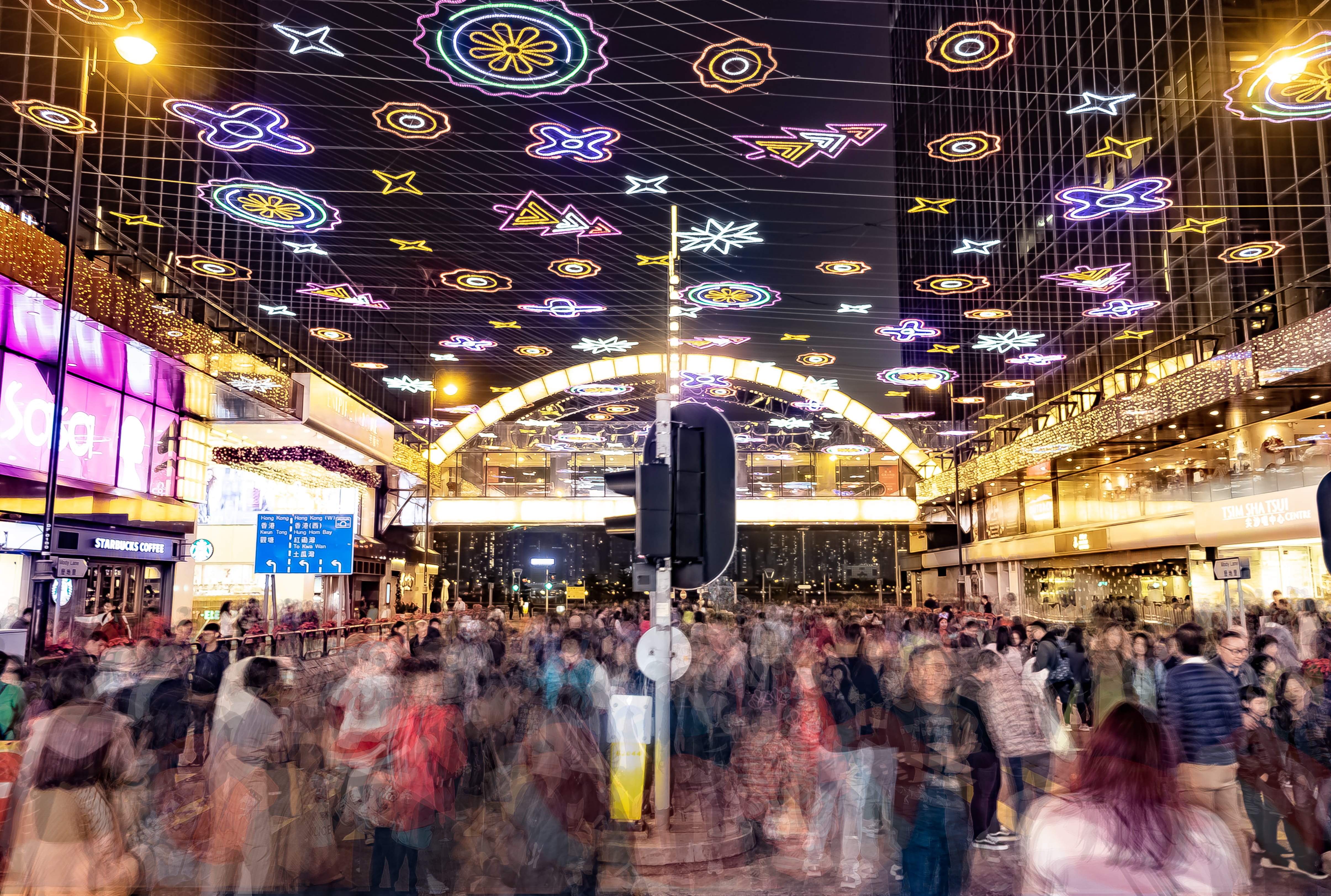 human, lifestyles, architecture, outdoors, night, city, blurred motion, night life, person, festival, street, motion, leisure activities, interior design, HD Wallpaper