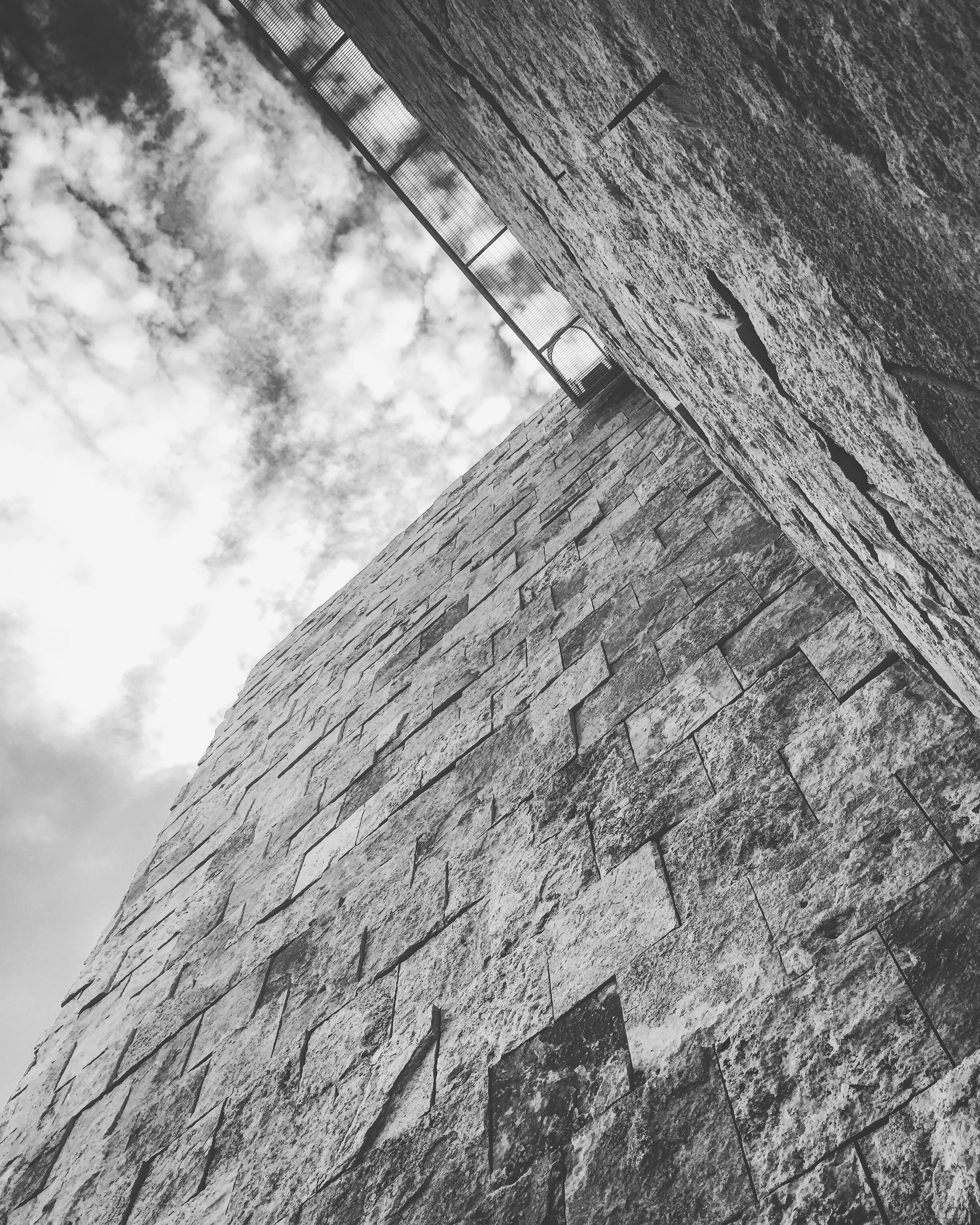 ca, nature, textured, day, the j. paul getty museum, los angeles, sky, tree, architecture, outdoors, wood - material, directly below, pattern, rough, j. paul getty trust, Phone HD Wallpaper