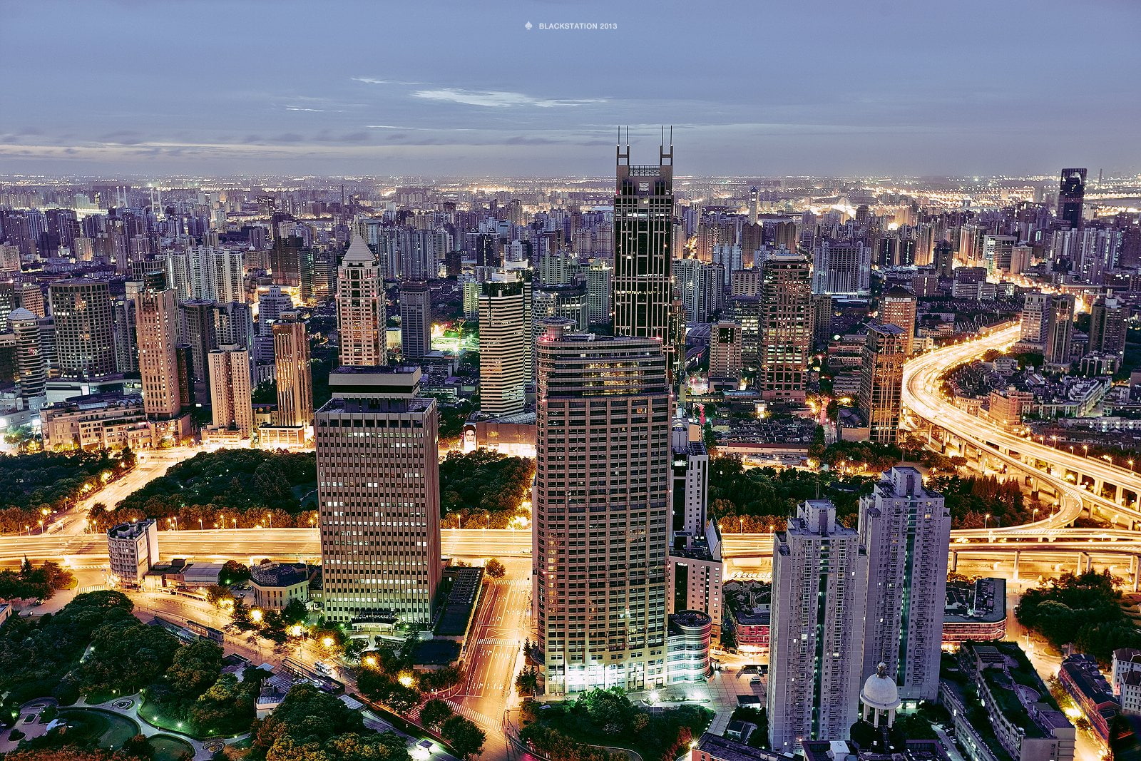 bridges, 720P, asian, buildings, cities, skyline, skylines, shanghai, citylifes, architecture, asians, china, chine, light, night, highways, asia, cityscapes, HD Wallpaper