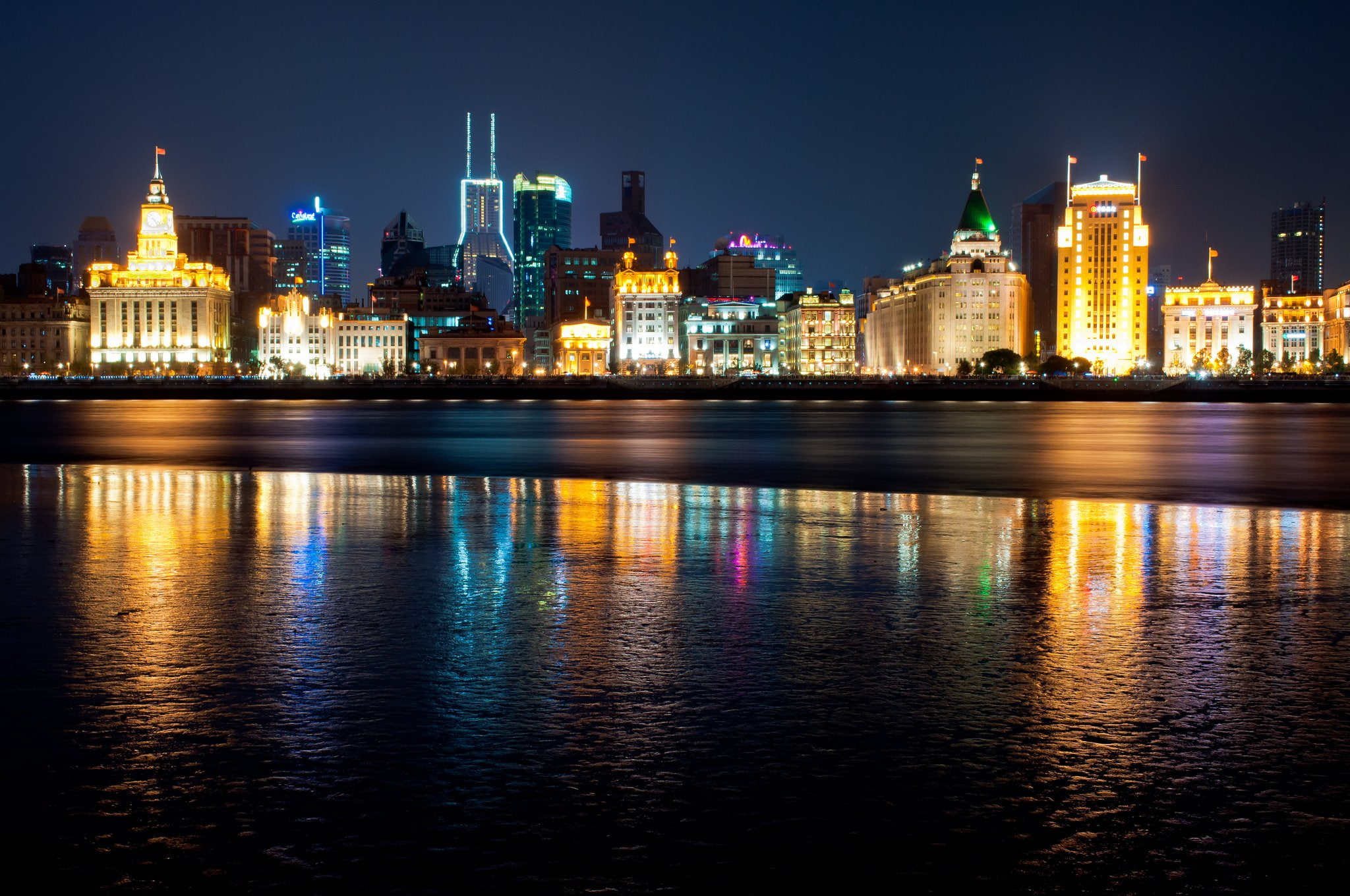 chine, cityscapes, cities, night, asian, buildings, bridges, architecture, 1080P, citylifes, highways, light, china, skyscrapers, skylines, asia, skyline, HD Wallpaper