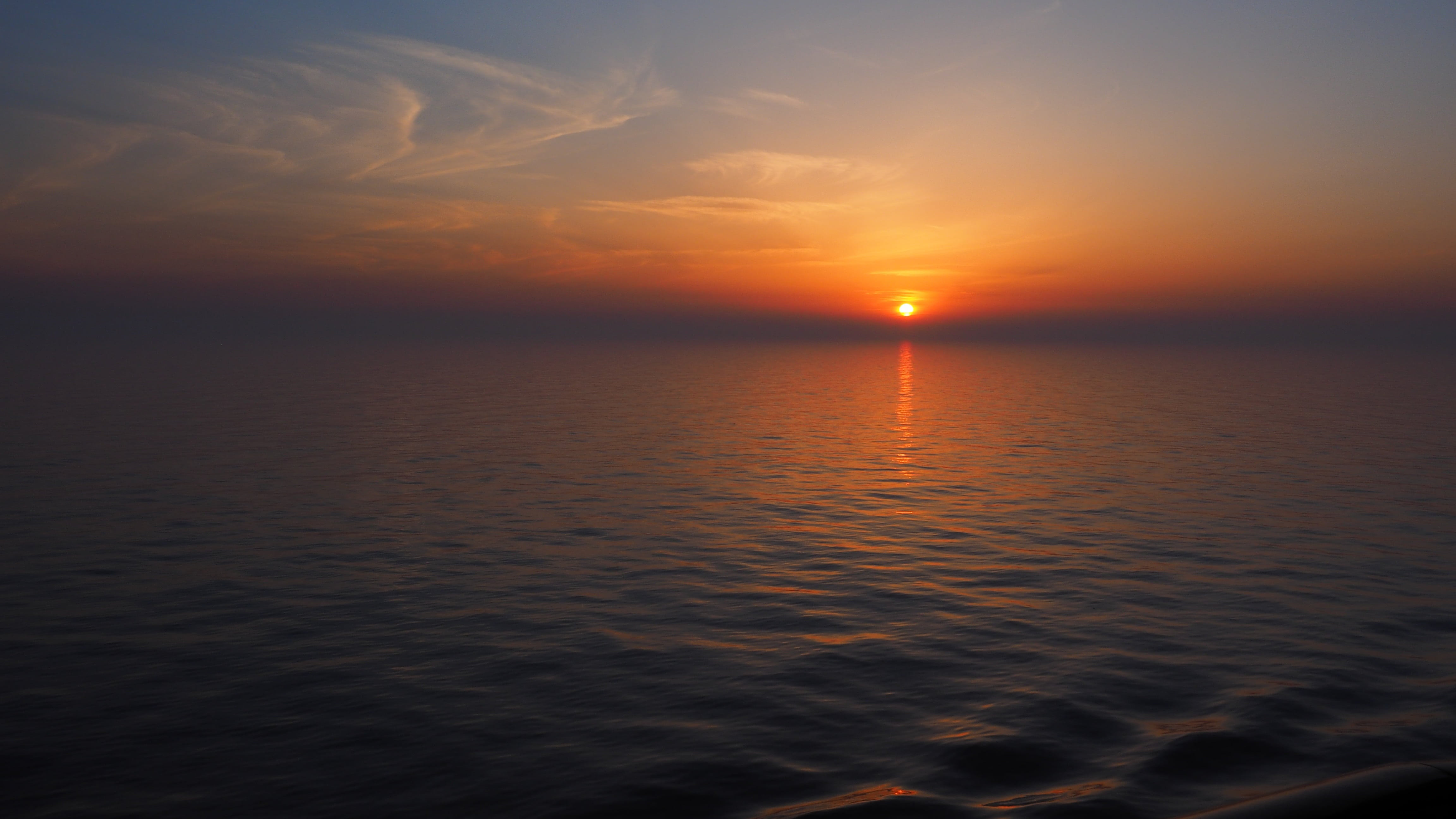 romantic sky, cloud - sky, sunlight, ocean, water, body, scenics, horizon, hour, summer, scenics - nature, nature, dusk, orange Color, idyllic, beauty In Nature, HD Wallpaper