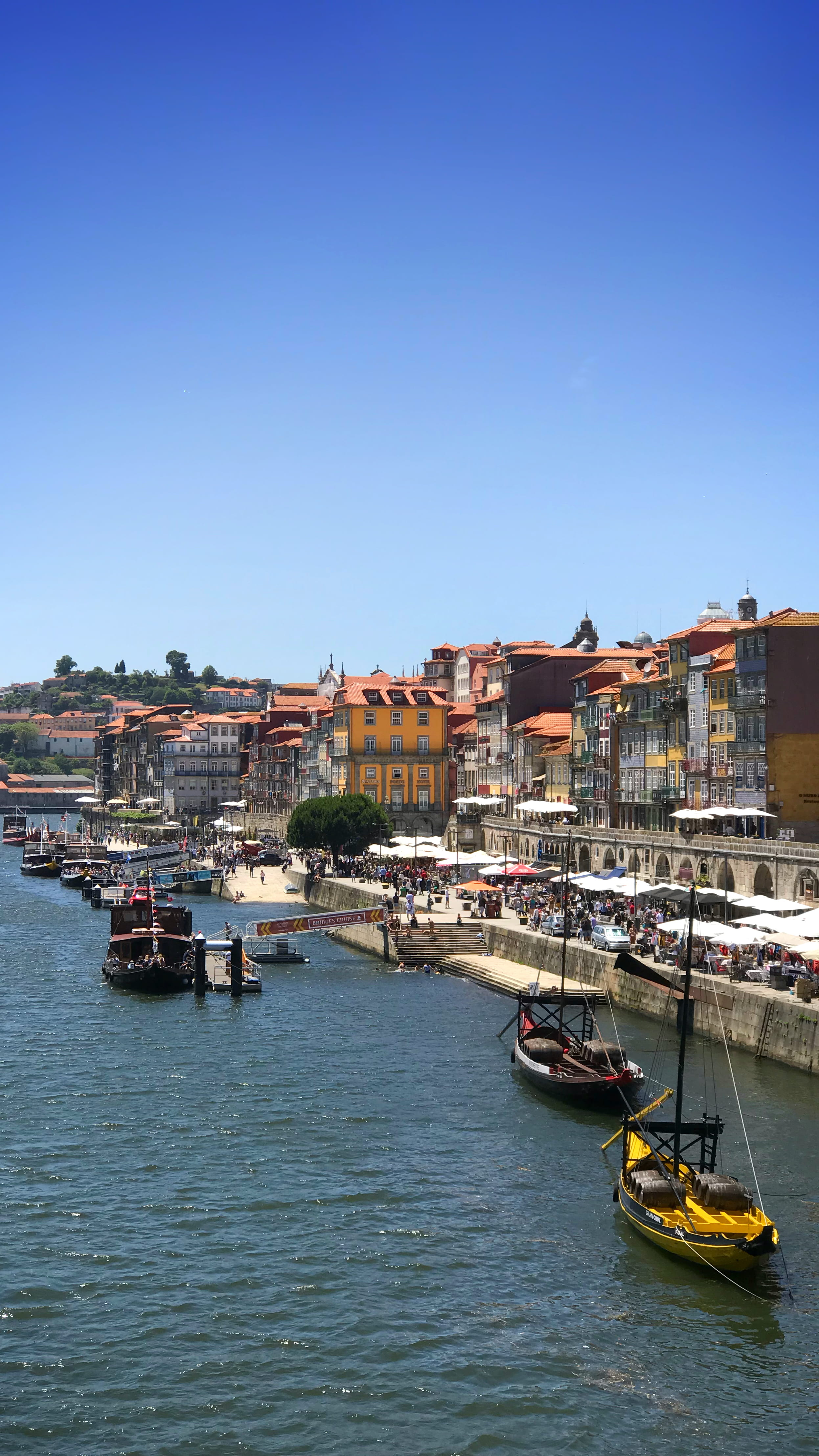 mode of transportation, gondola, vehicle, sailboat, watercraft, dock, residential district, no people, water, outdoors, portugal, marina, travel, passenger craft, Phone HD Wallpaper