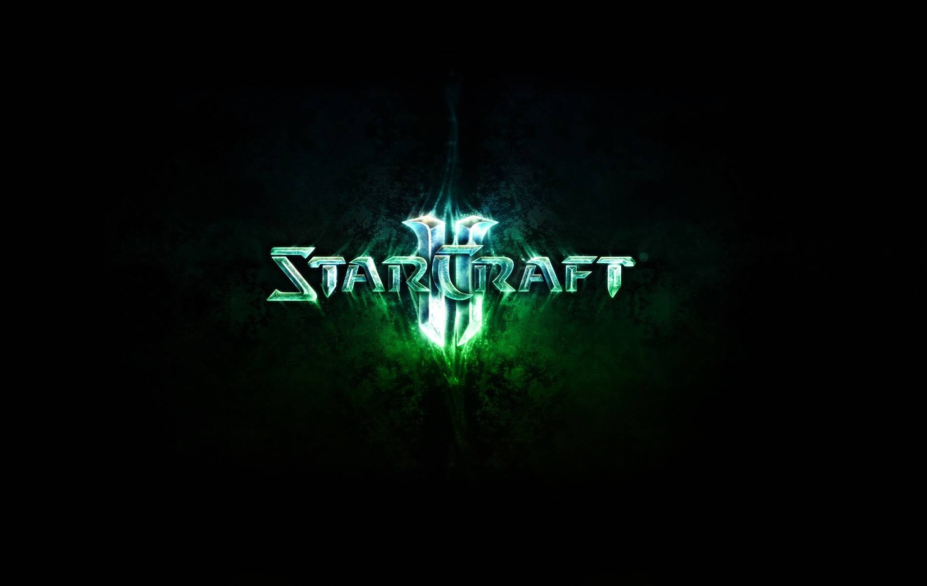 text, western script, night, electric lamp, neon, black background, lighting equipment, Starcraft II, glowing, emotion, communication, spooky, light, light - natural phenomenon, HD Wallpaper