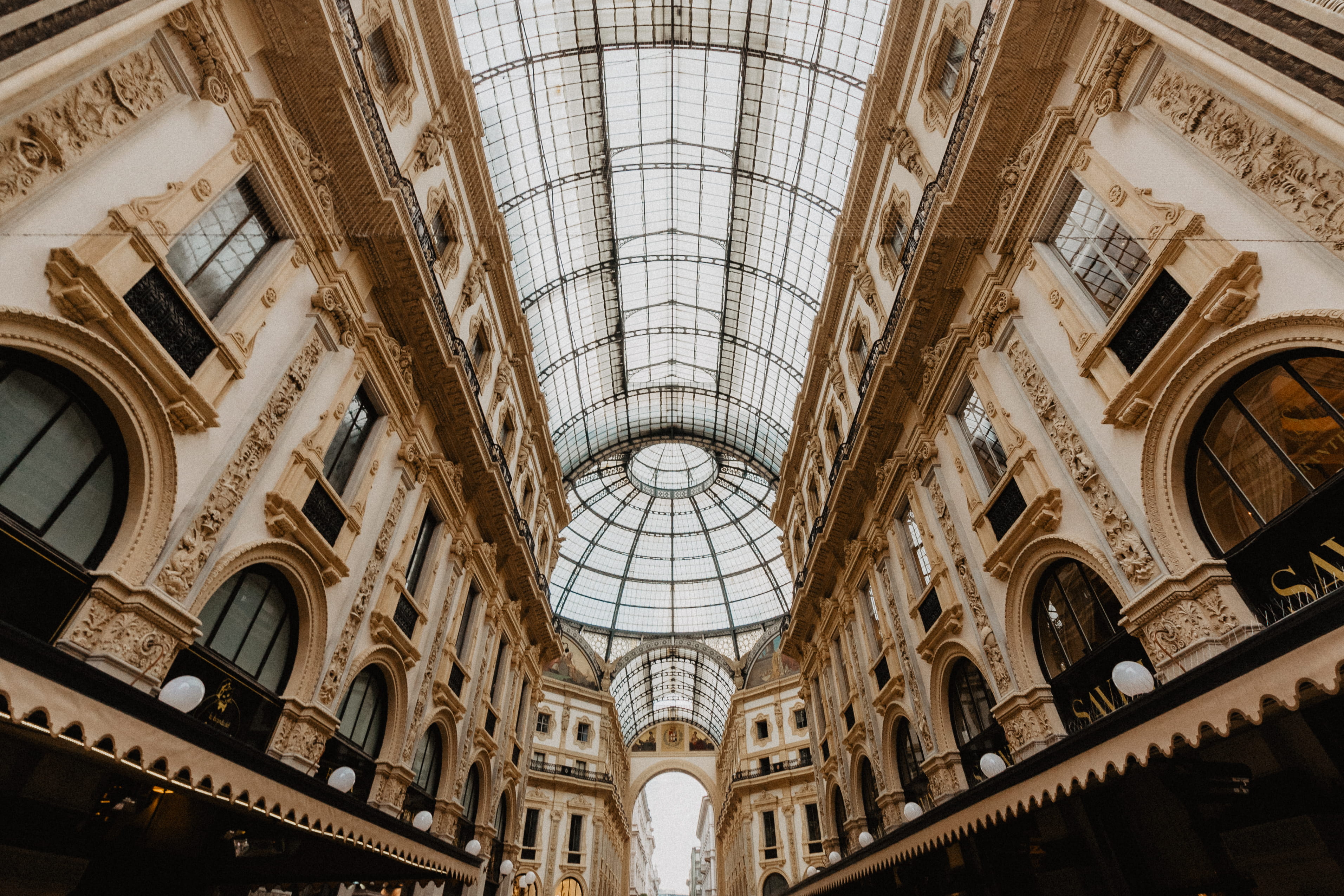 architectural feature, architecture and art, low angle view, day, tourism, 2K, architectural column, mural, arch, directly below, ornate, ceiling, history, HD Wallpaper
