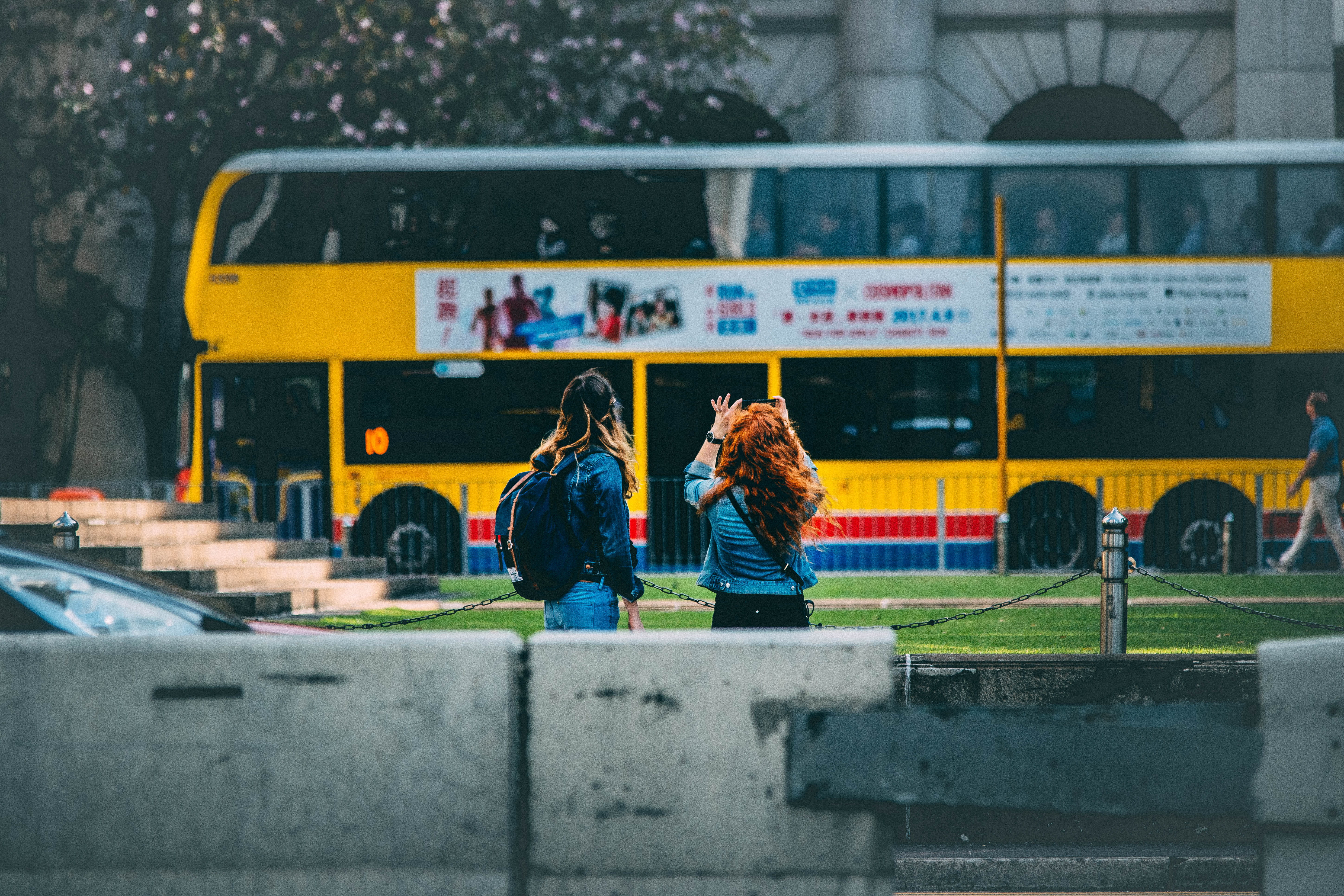 mode of transportation, style, land vehicle, transportation, people, life, lifestyles, hong kong island, women, adult, togetherness, street, 5K, city, HD Wallpaper